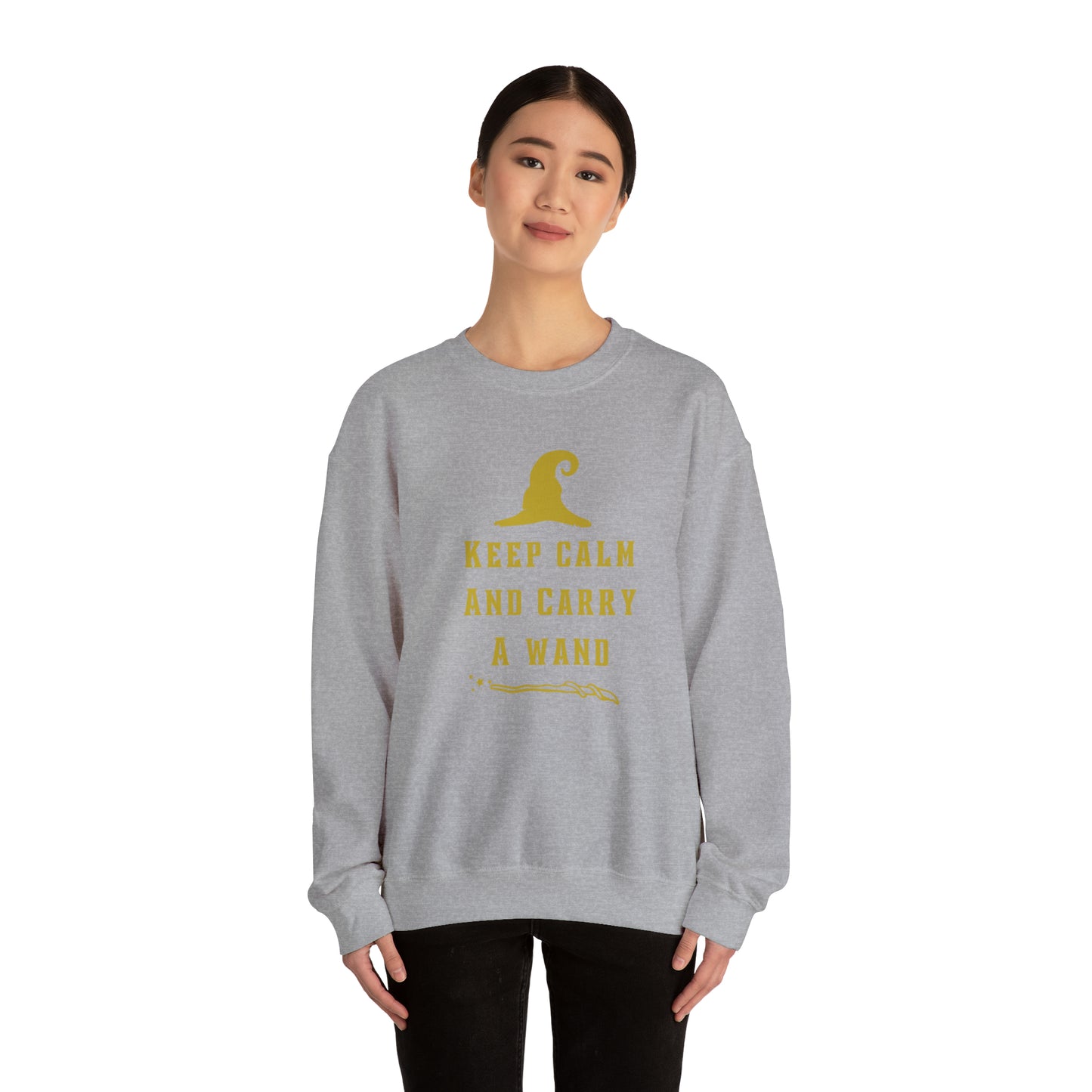 Mischief Manager Hogwarts sweater keep calm carry a wand sweatshirt Halloween sweater Universal Studios Christmas gift for her gift for him