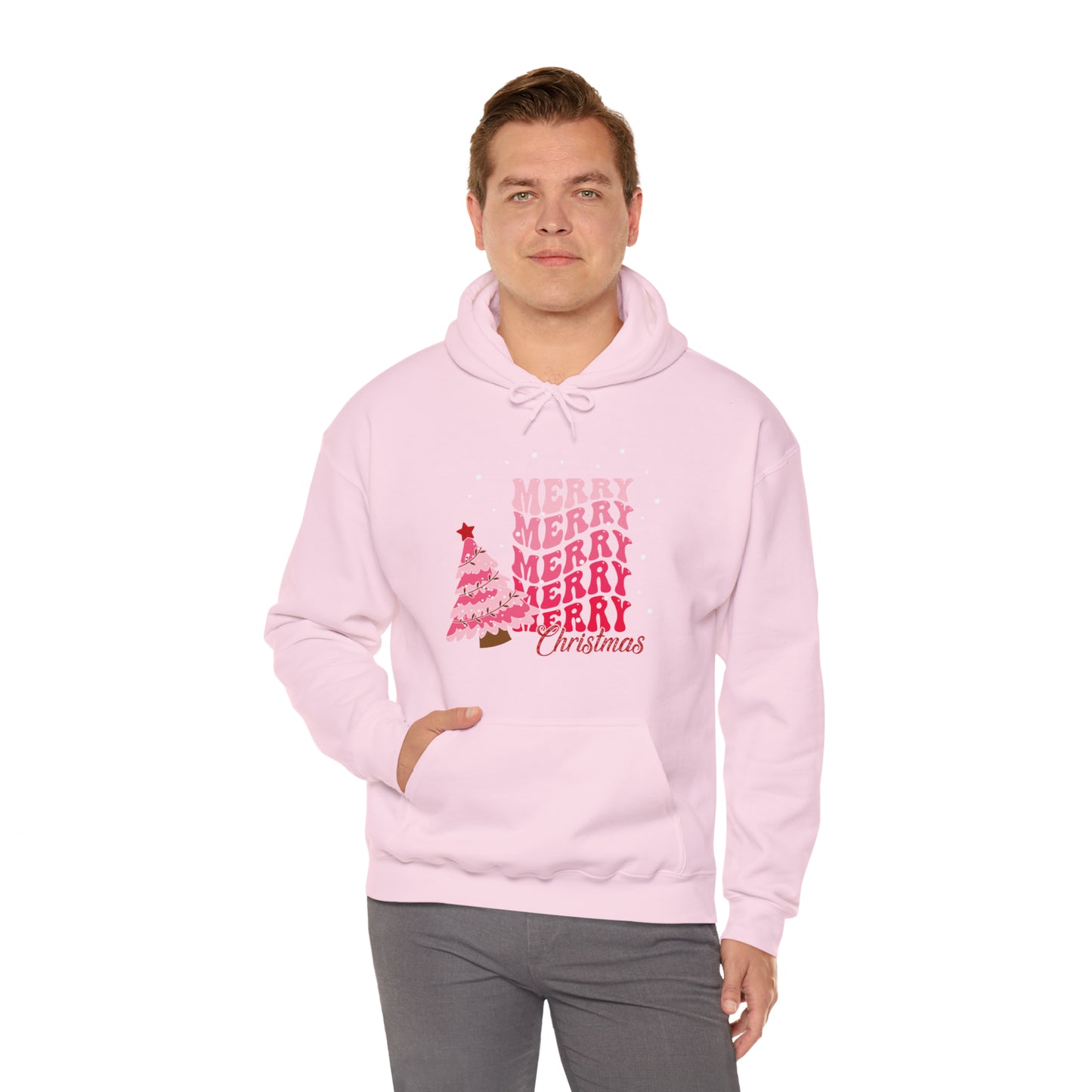 Festive AF hoodie blue Merry Bright Christmas Sweatshirt for Women Men Christmas Sweater Holiday Christmas gift for her gift for him