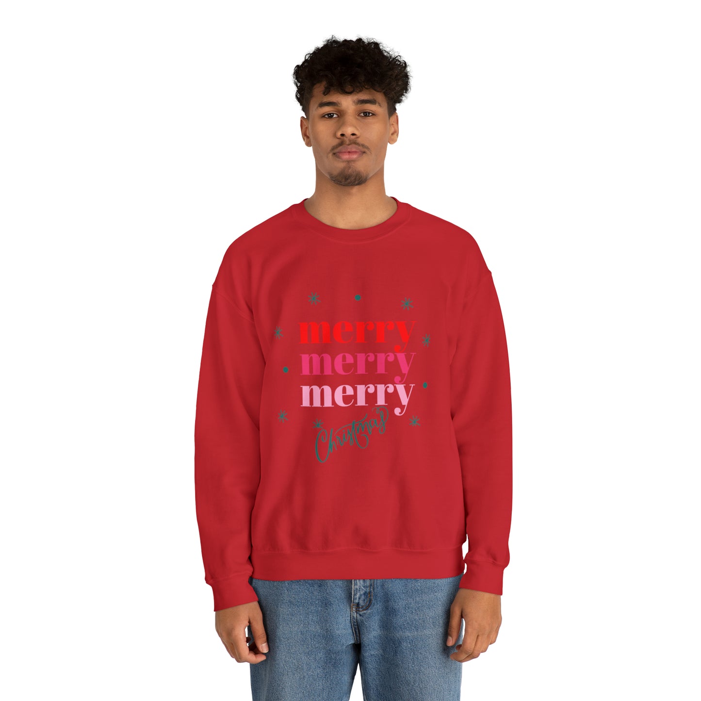 Festive AF sweater Pink Merry Bright Christmas Sweatshirt for Women Christmas Shirt Sweater Holiday Christmas gift for her gift for him