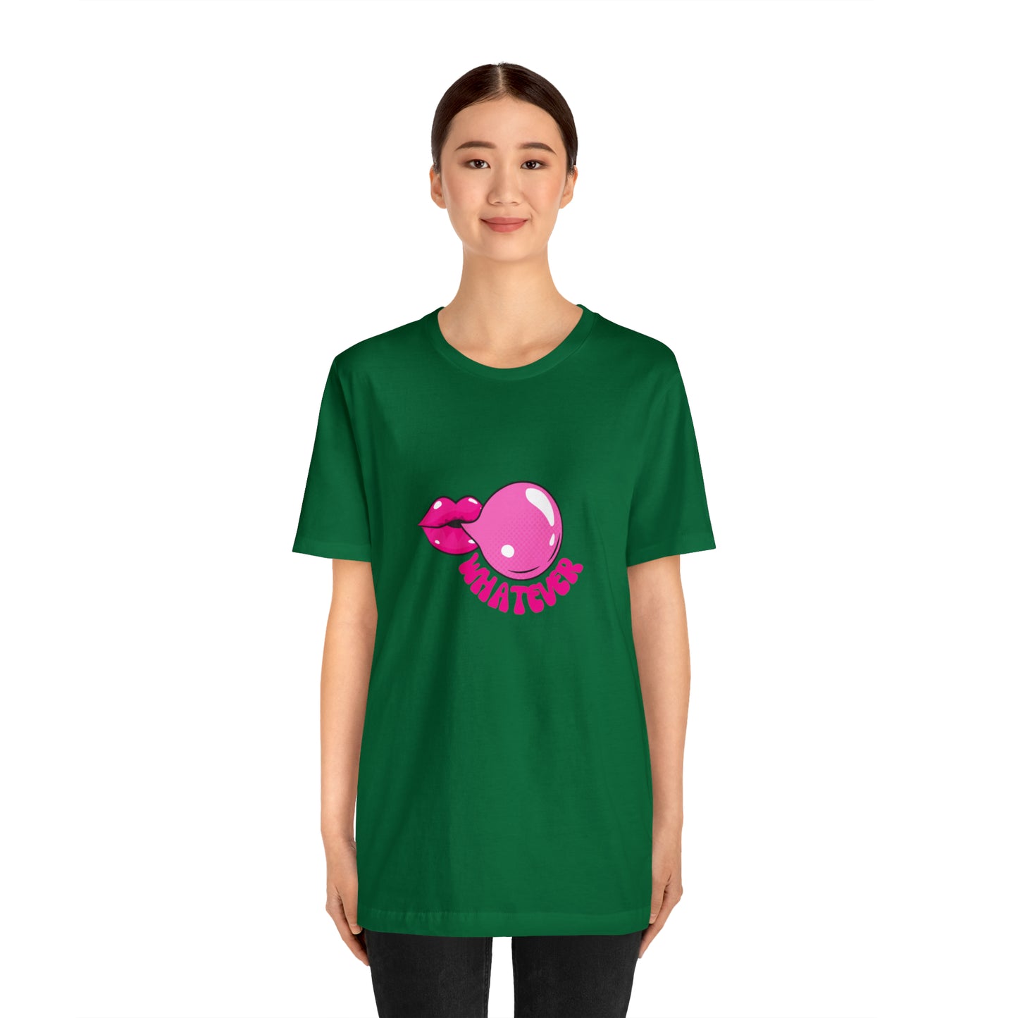Whatever bubblegum T-Shirt Aesthetic Shirt Trendy Shirt Shirt With Words On Back Positive Gift for him Gift for her boho shirt hippie soul