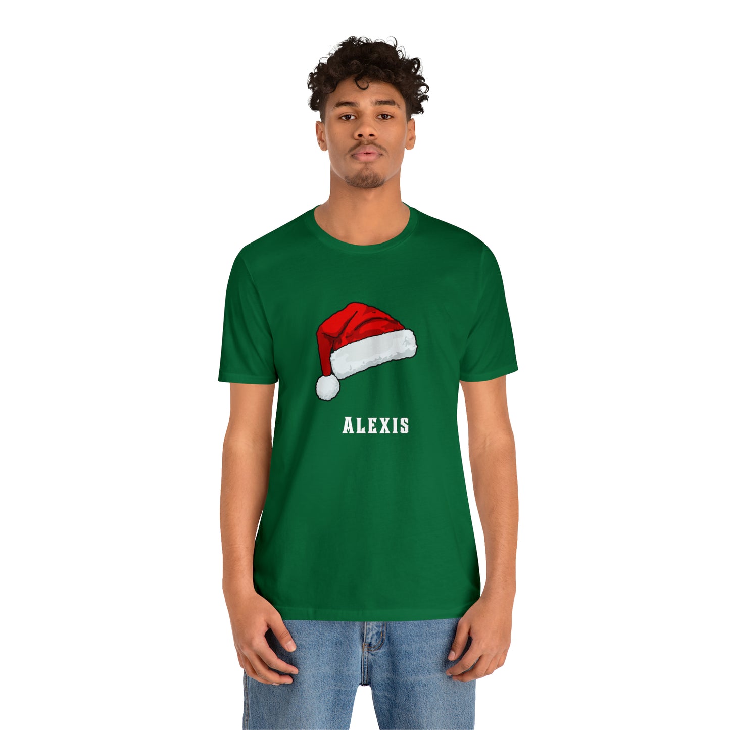 Matching Family Christmas Shirts, Santa claus Hat family tshirts Family Christmas Shirt, Matching Xmas Tees Custom Christmas T shirt photos