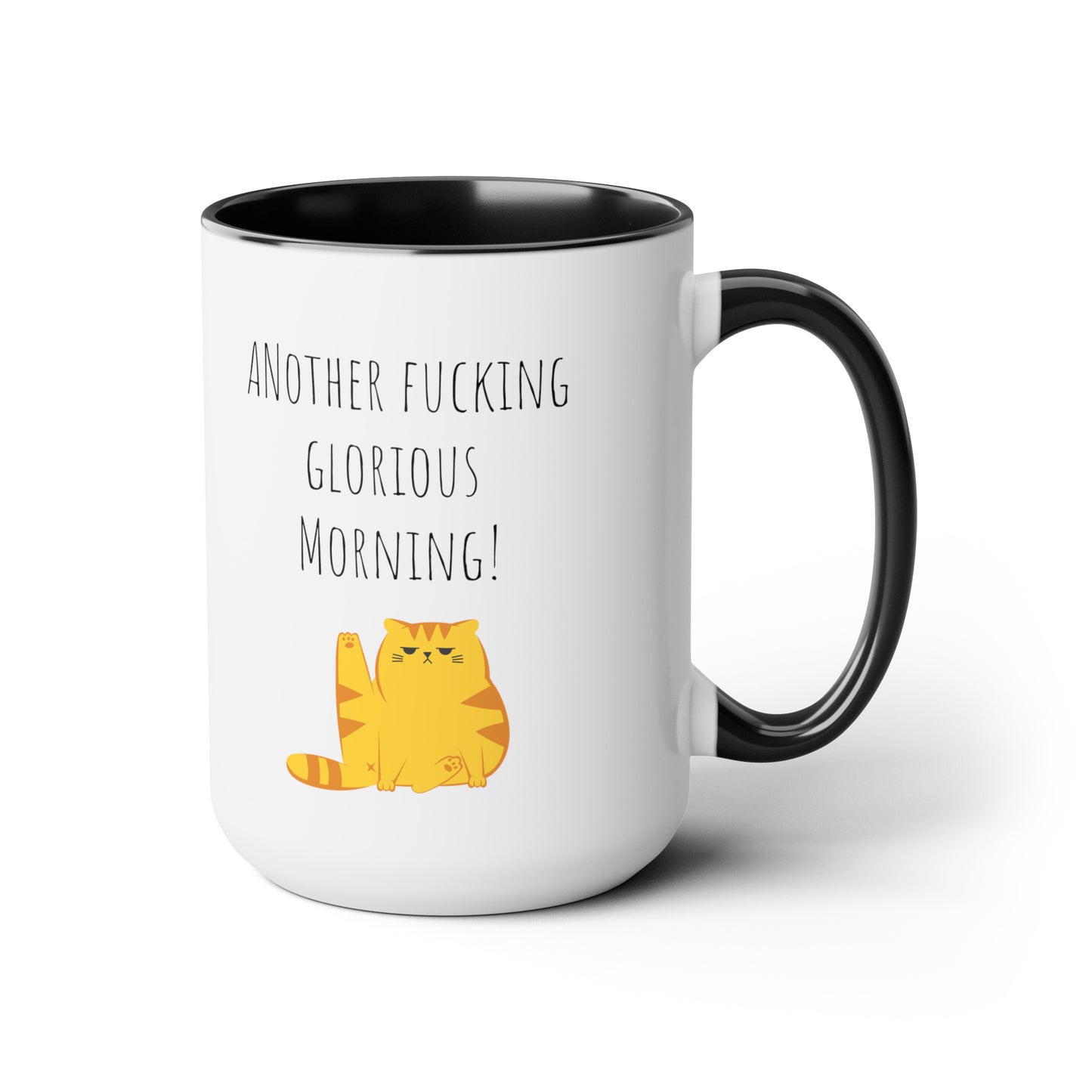 Funny grumpy cat mug funny Coffee Mug Fucking glorious morning mug cat mug gift for her Mug funny gift for wife tea Christmas gift 15oz