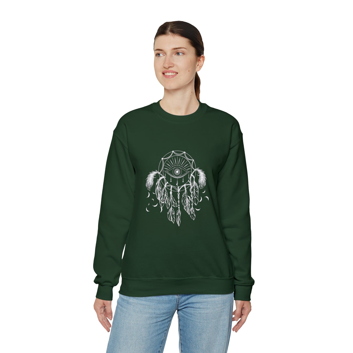 Dreamcatcher sweater third eye sweater birthday spiritual clothes yogawear birthday gift gift for her gift for him Christmas gift