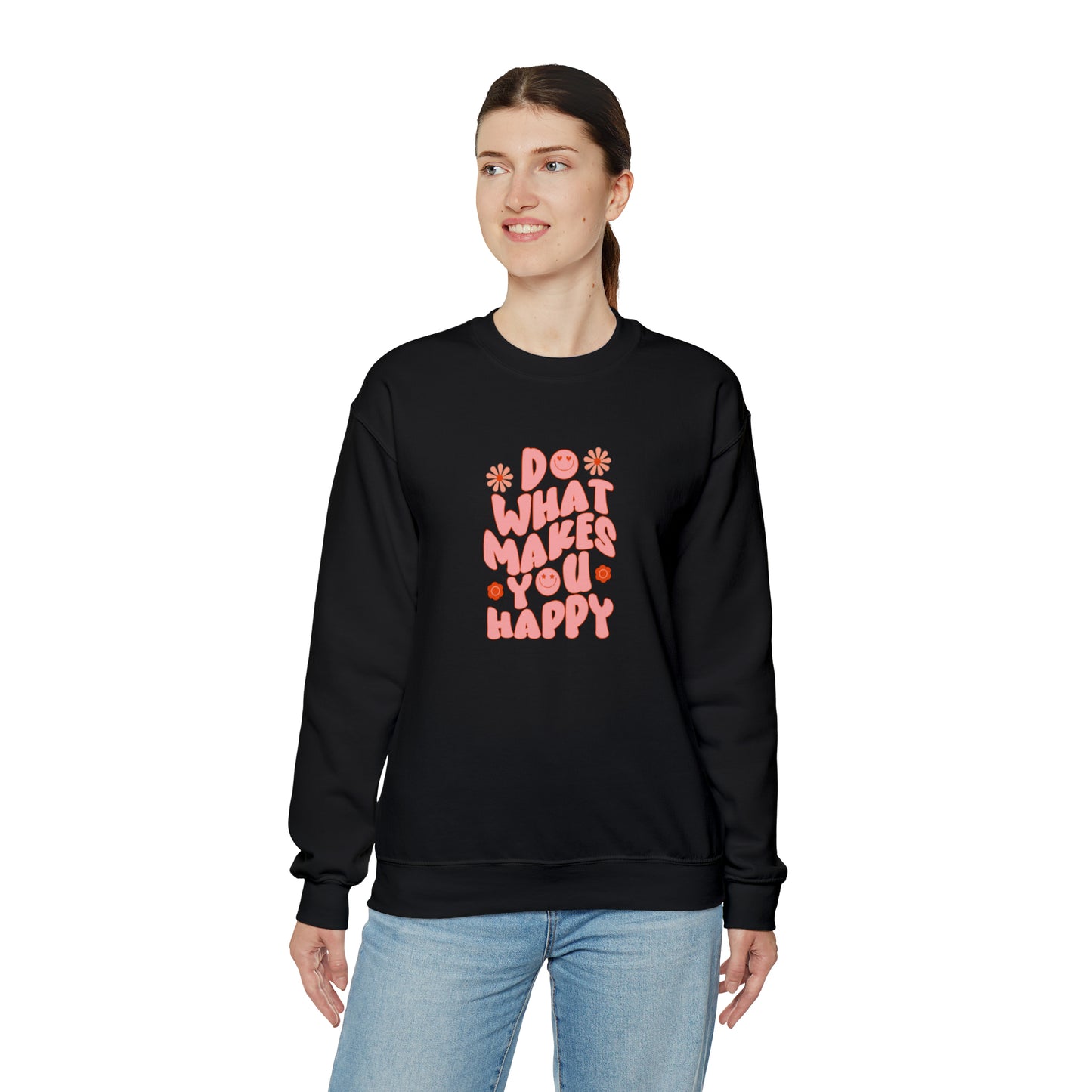 Do what makes you happy Sweatshirt, Teach love inspire sweater, Teacher mode shirt, Christmas Sweater, Christmas Crewneck, Holiday gift