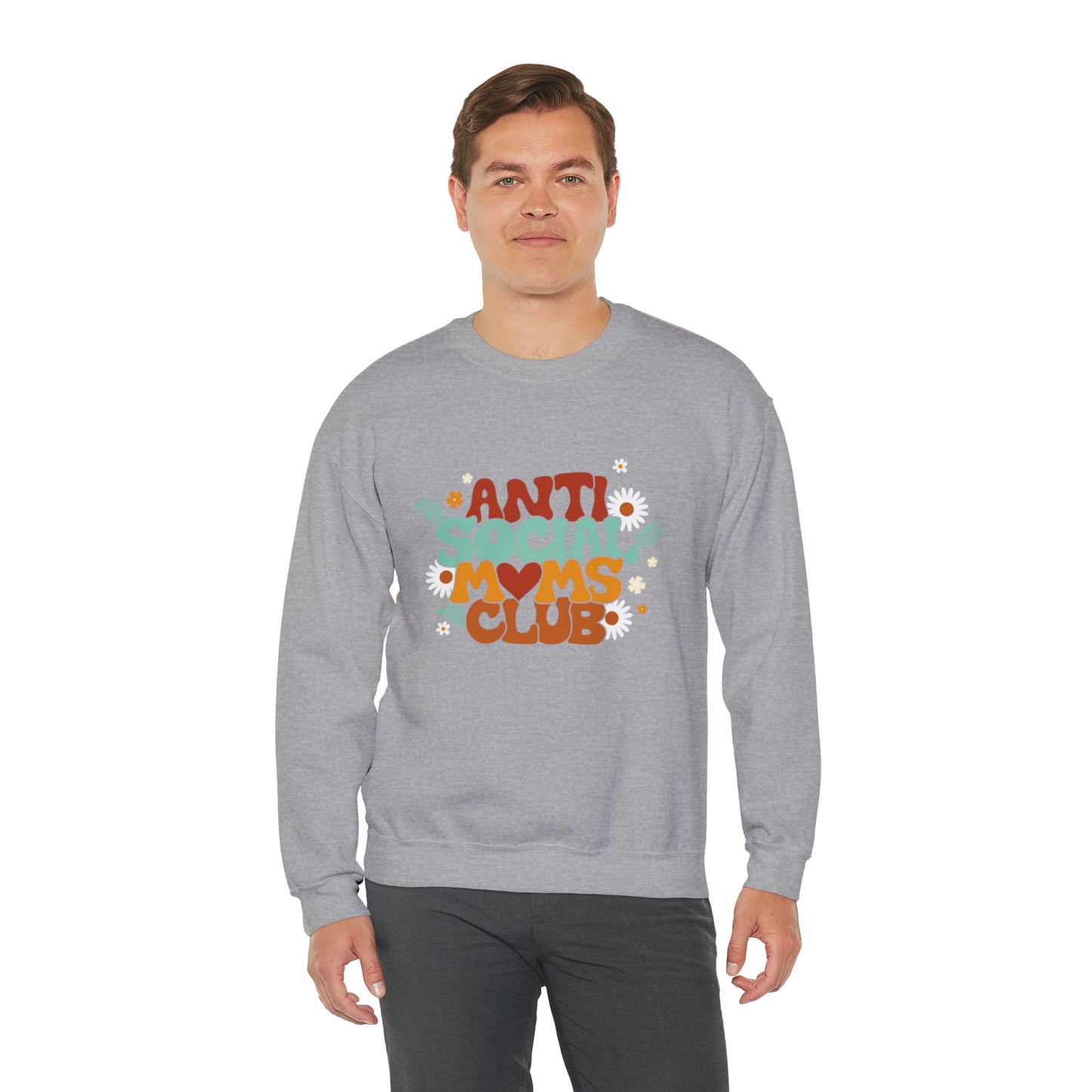 Anti social moms club sweatshirt, Mama Mother Mom sweatshirt, Gift for mom, Christmas gift for her,for him,Birthday gift for her