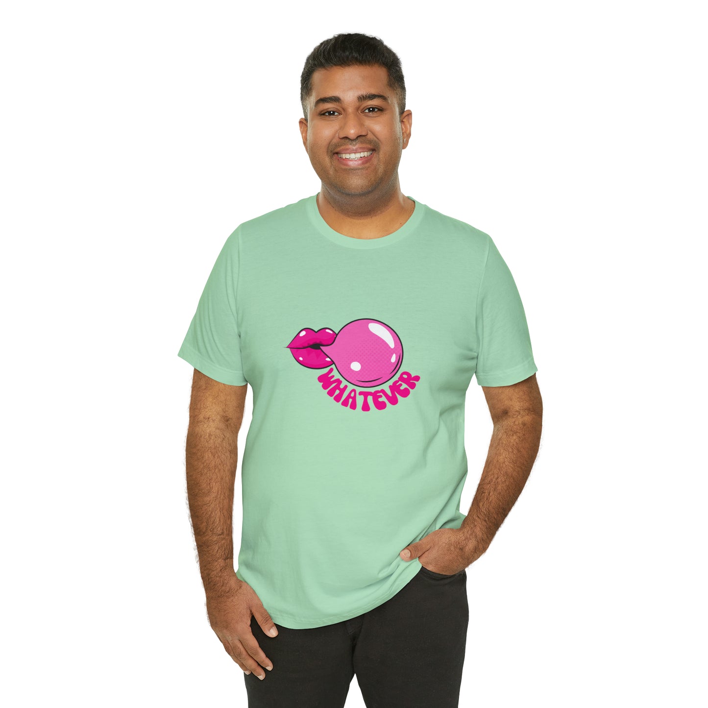 Whatever bubblegum T-Shirt Aesthetic Shirt Trendy Shirt Shirt With Words On Back Positive Gift for him Gift for her boho shirt hippie soul