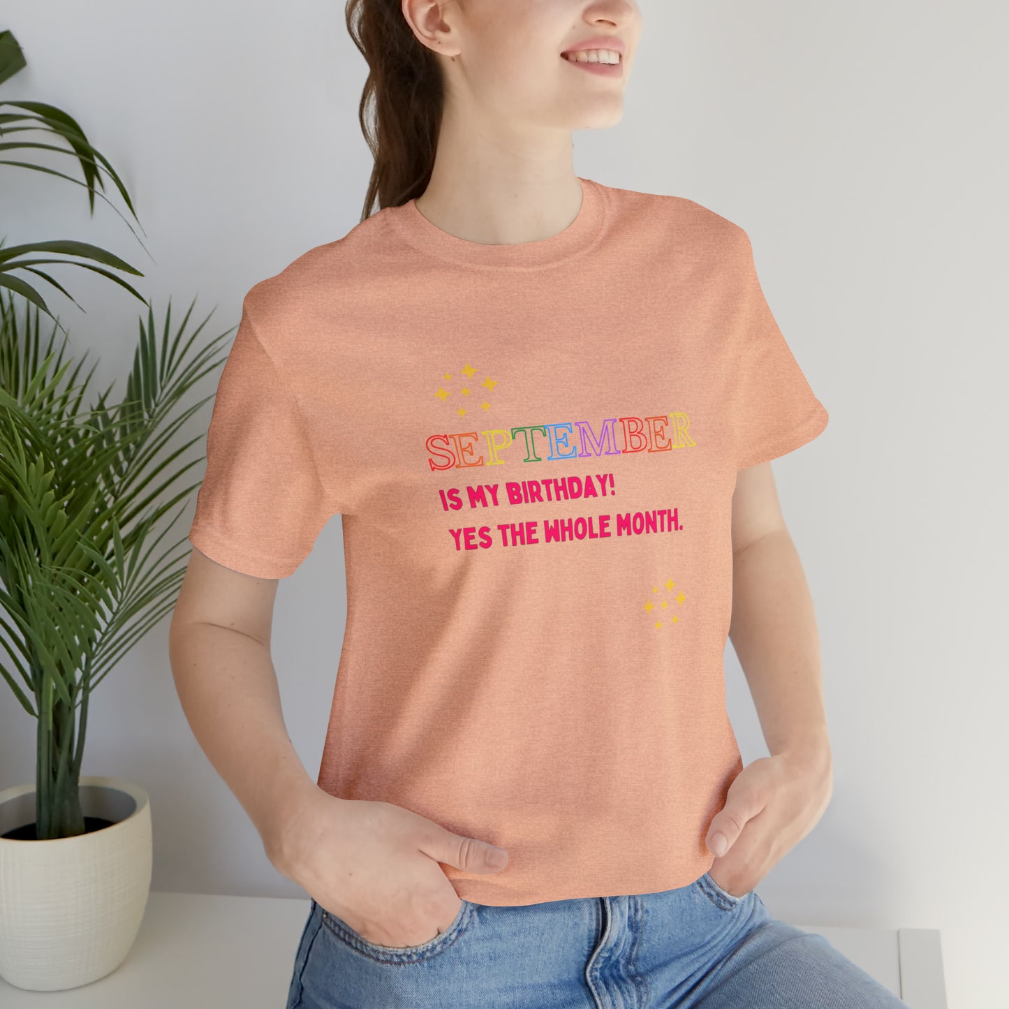 September is my birthday month funny T-shirt birthday gift Christmas gifts Sweatshirt Gift for him Gift