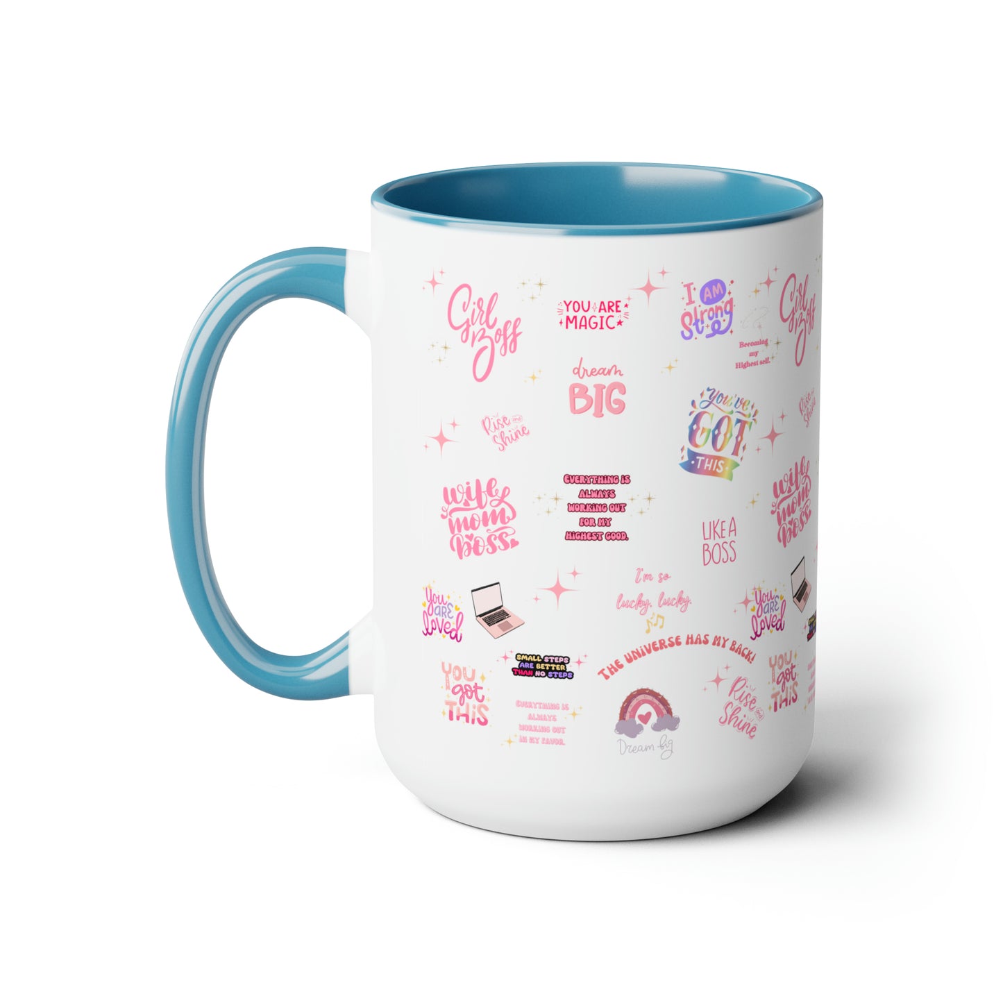 Positive affirmations Coffee Mug girlboss mug birthday gift wife mom boss mug gift for her gift for wife Coffee Mugs tea Christmas gift 15oz