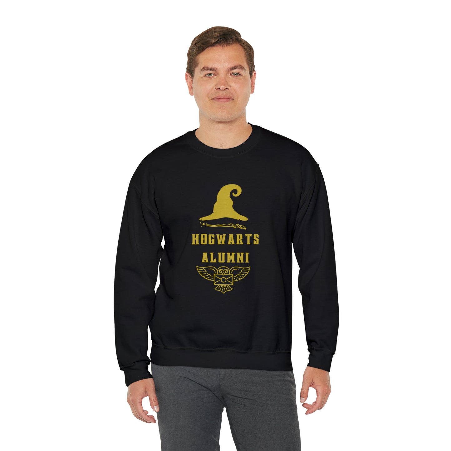 Hogwarts Alumni gift Mischief Manager Hogwarts sweater carry a wand sweatshirt Halloween sweater Universal Studios Christmas unisex gift