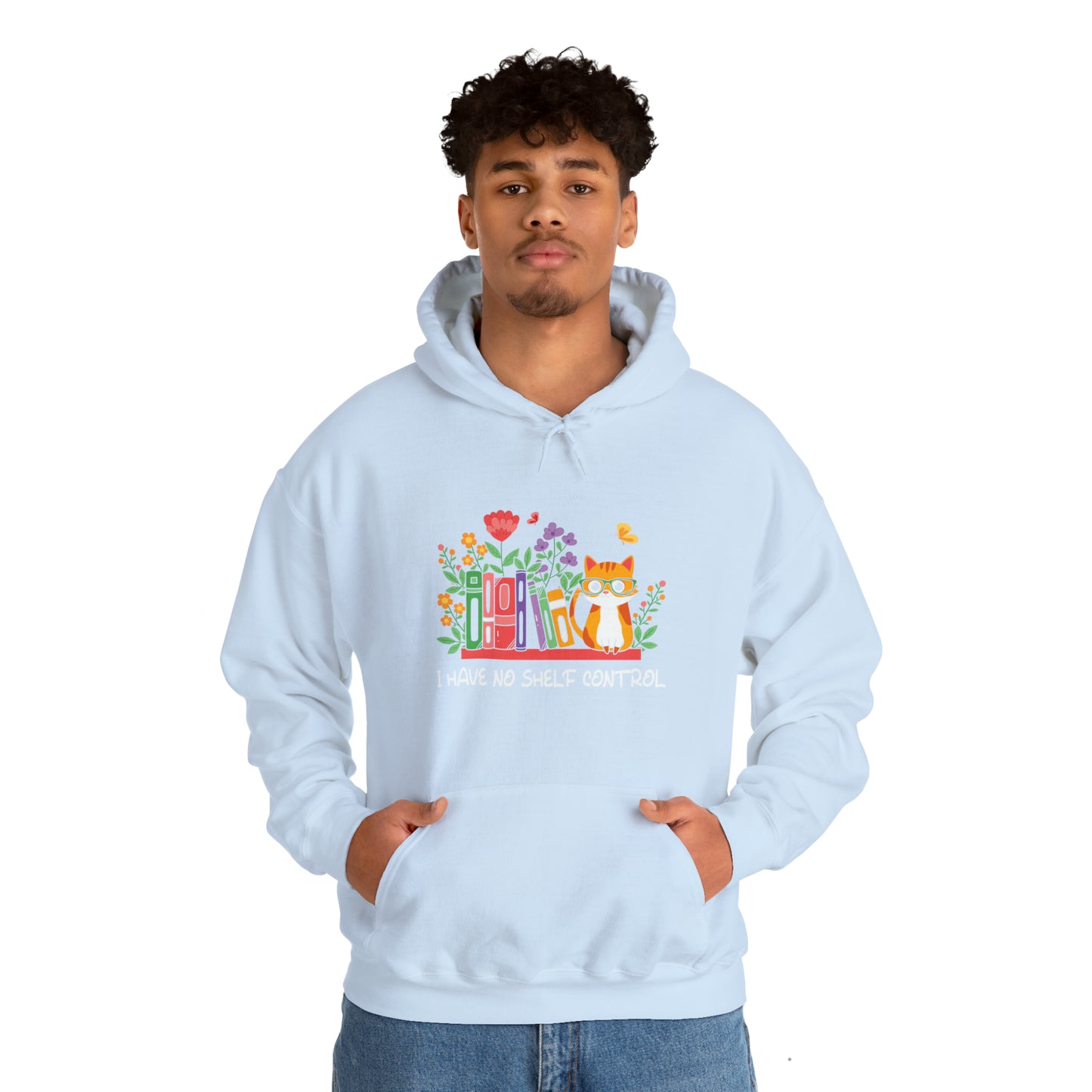 Cat lover hoodie book lover sweater BookShelf control orange cat Shirt Halloween Cat Sweatshirt Gift for Cat Lover Gift for Cat Mom Gift