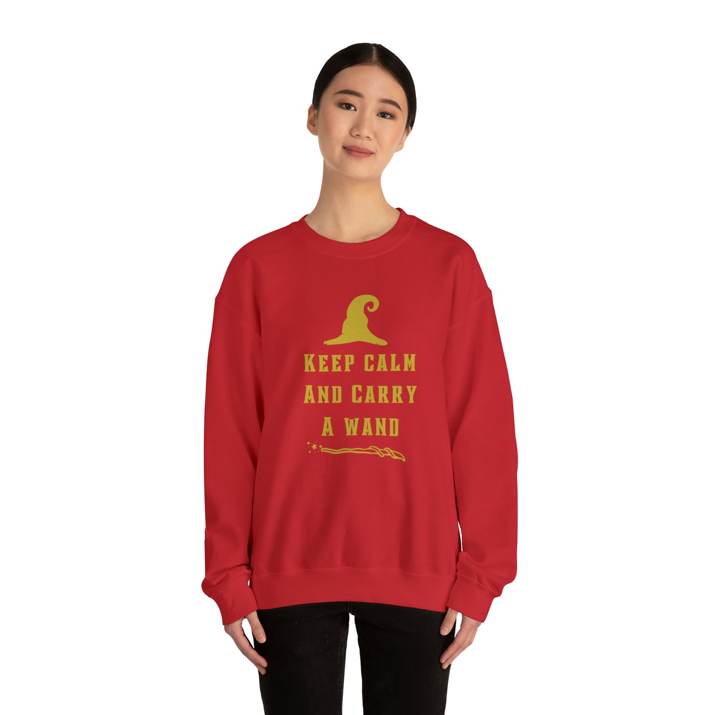 Mischief Manager Hogwarts sweater keep calm carry a wand sweatshirt Halloween sweater Universal Studios Christmas gift for her gift for him
