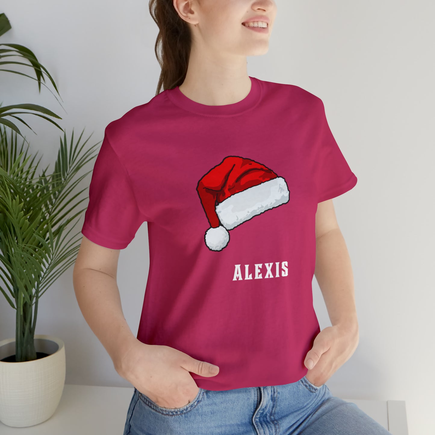 Matching Family Christmas Shirts, Santa claus Hat family tshirts Family Christmas Shirt, Matching Xmas Tees Custom Christmas T shirt photos