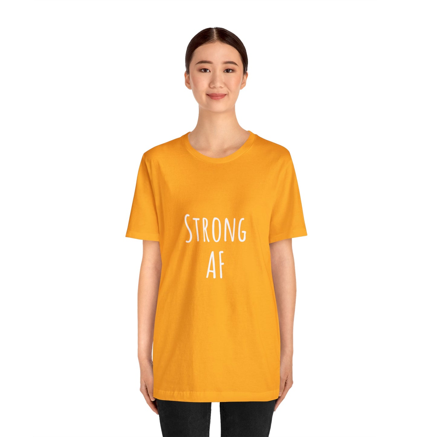Strong AF shirt Motivational shirt Unisex Tee choose happy Retro Shirt Retro Feeling Good T-Shirt best friend vacation shirt beach
