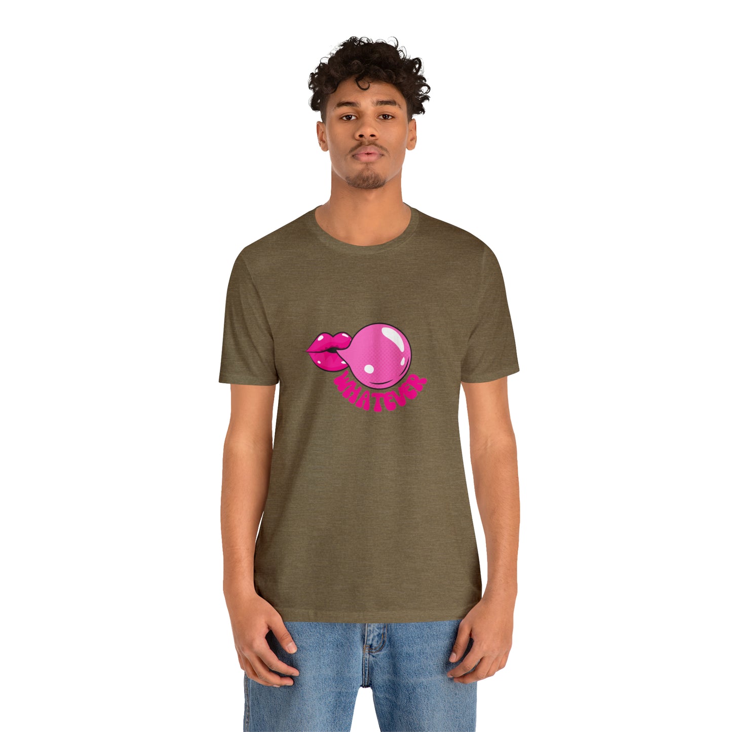 Whatever bubblegum T-Shirt Aesthetic Shirt Trendy Shirt Shirt With Words On Back Positive Gift for him Gift for her boho shirt hippie soul