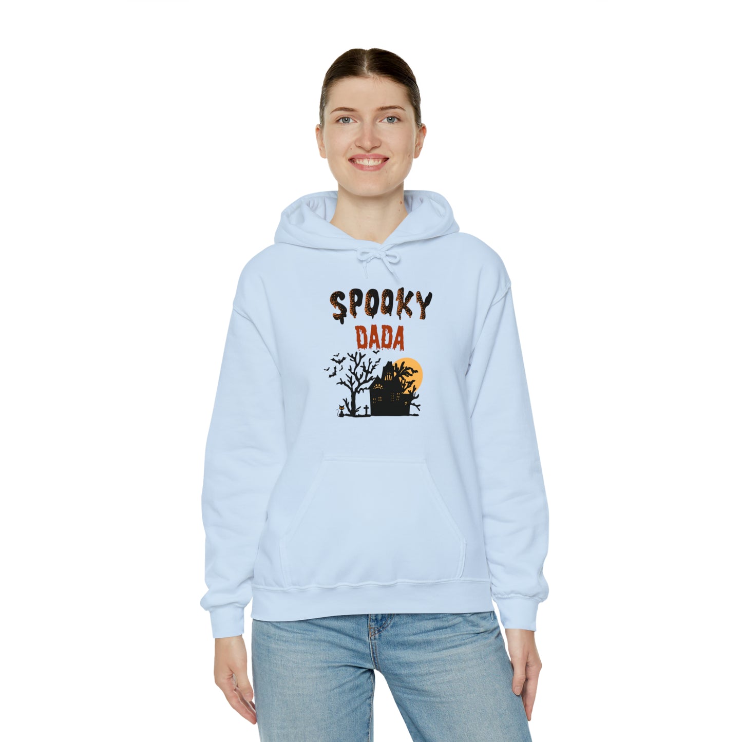 Spooky Dad Halloween Sweatshirt, Daddy haunted house sweatshirt Funny Halloween Horror sweater Halloween Sweatshirt, Halloween Tee, unisex