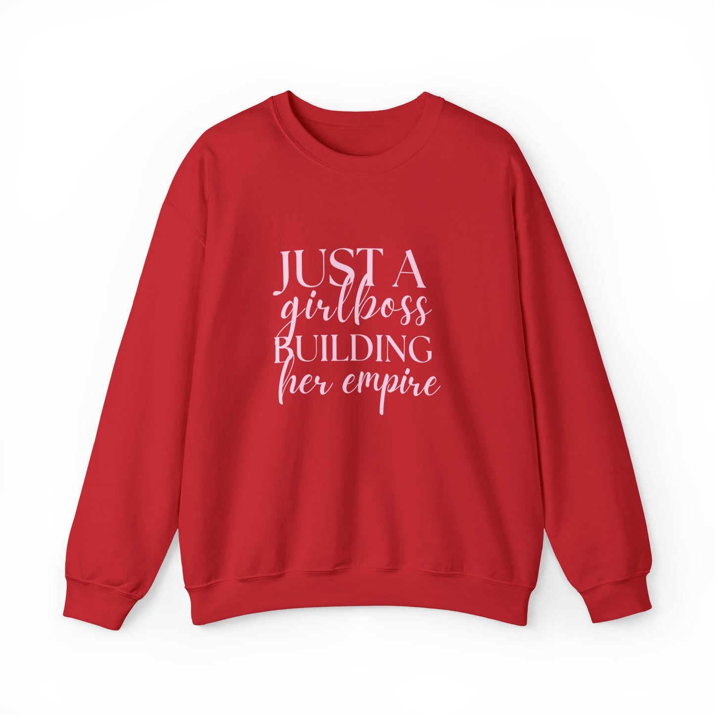 Boss Babe sweatshirt,Girlboss Sweatshirt, Just a girlboss building her empire, Bossbabe sweater,Christmas gift for her,Birthday gift