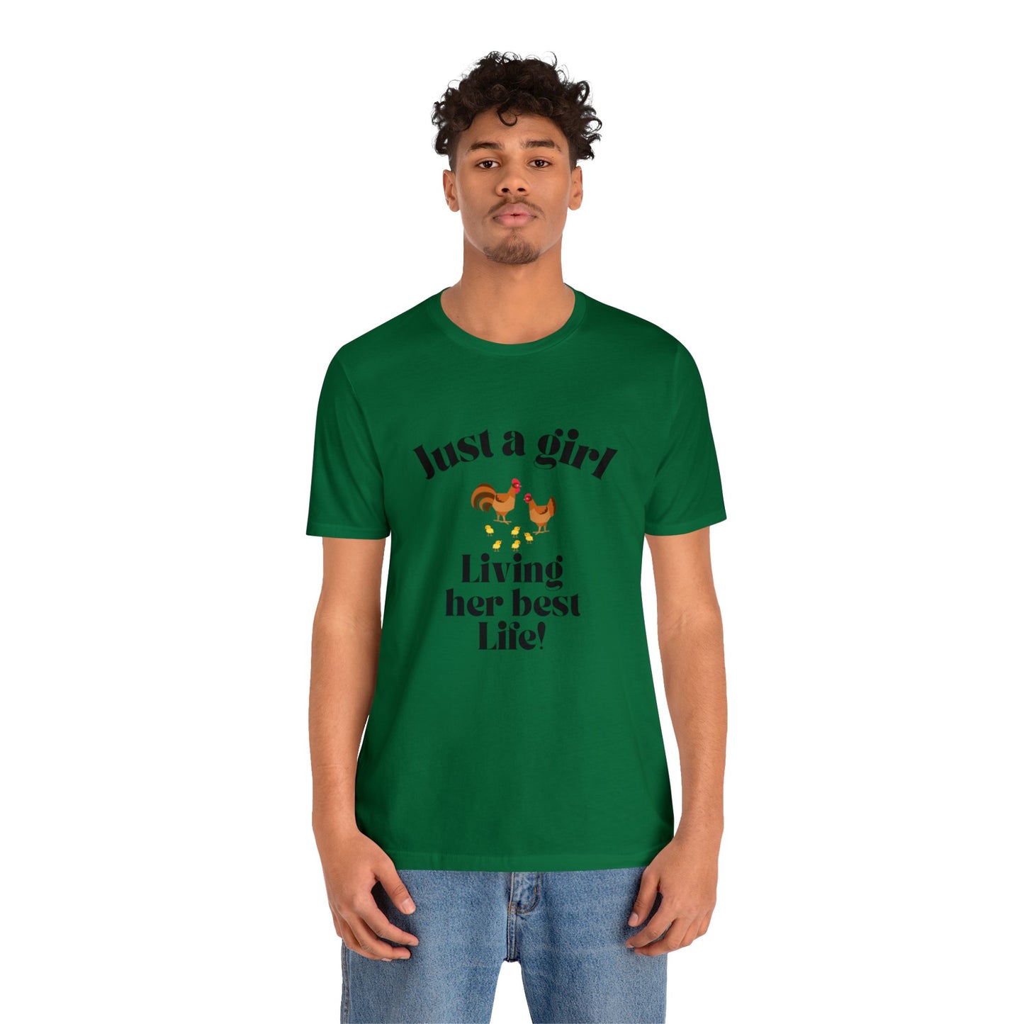 Just a girl who loves chickens shirt funny gift for her chicken shirt girlfriend shirt birthday Shirt Matching travel Tees farm life style
