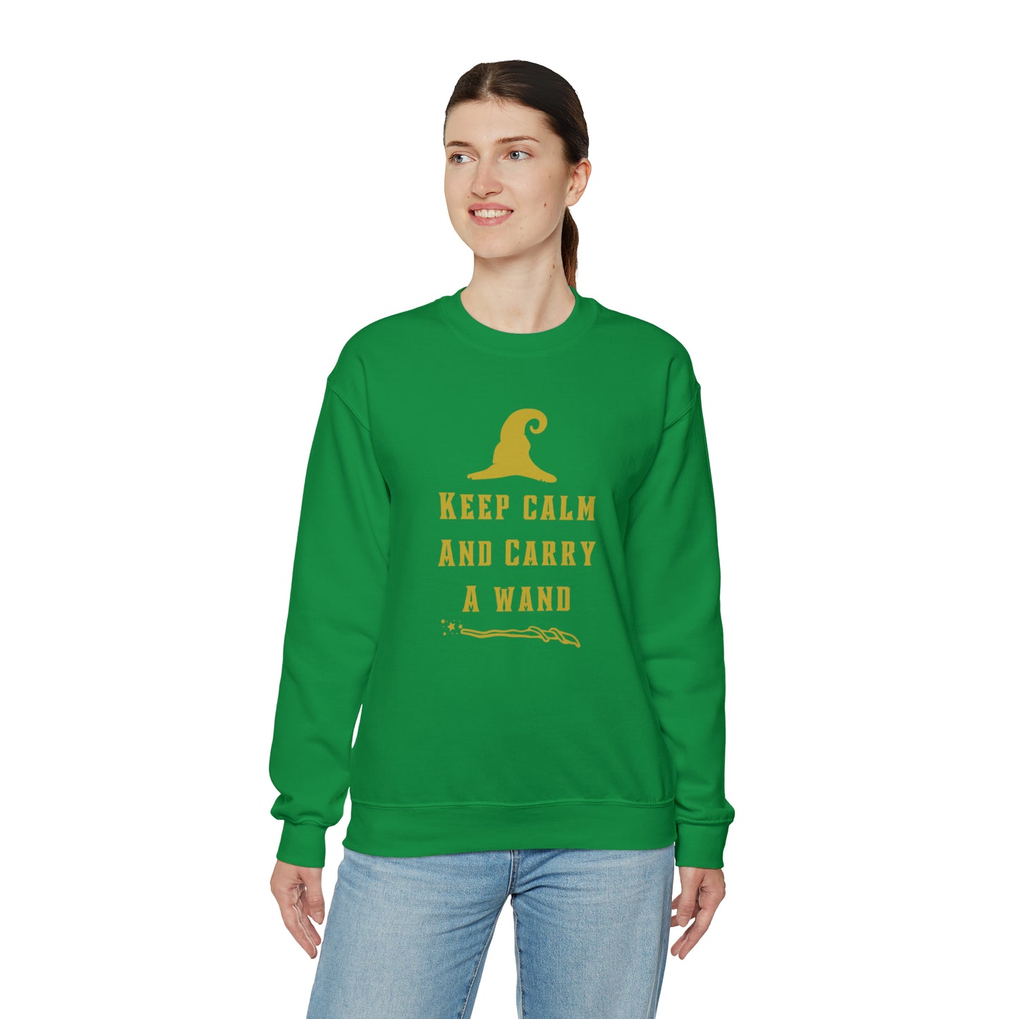 Mischief Manager Hogwarts sweater keep calm carry a wand sweatshirt Halloween sweater Universal Studios Christmas gift for her gift for him