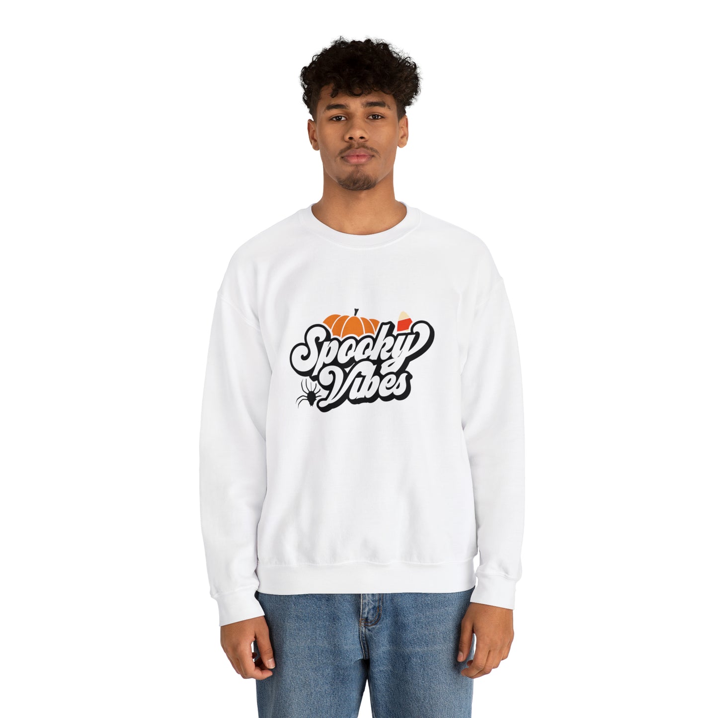 Spooky vibes sweater Halloween sweater ghost fall leaves sweater Halloween Sweatshirt shirt Era Tour sweater best friend gift Unisex gift