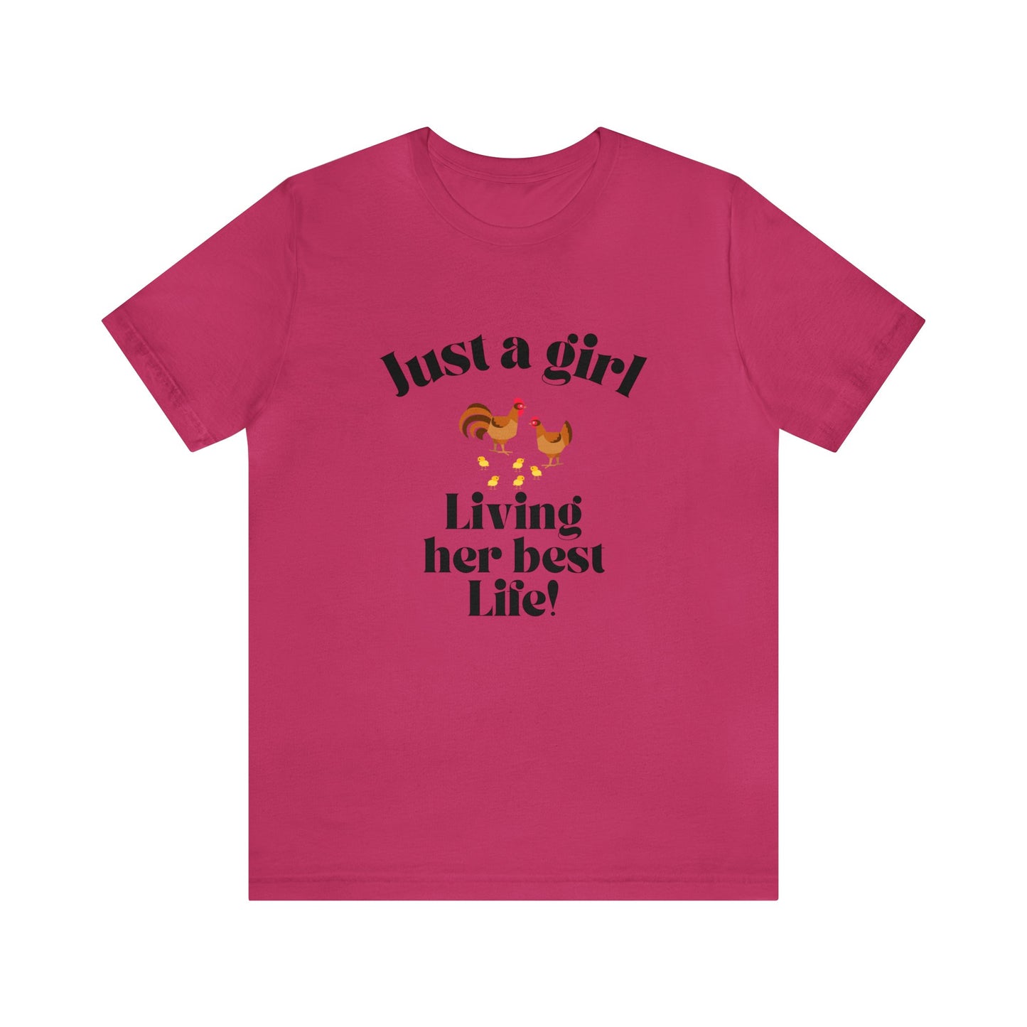 Just a girl who loves chickens shirt funny gift for her chicken shirt girlfriend shirt birthday Shirt Matching travel Tees farm life style