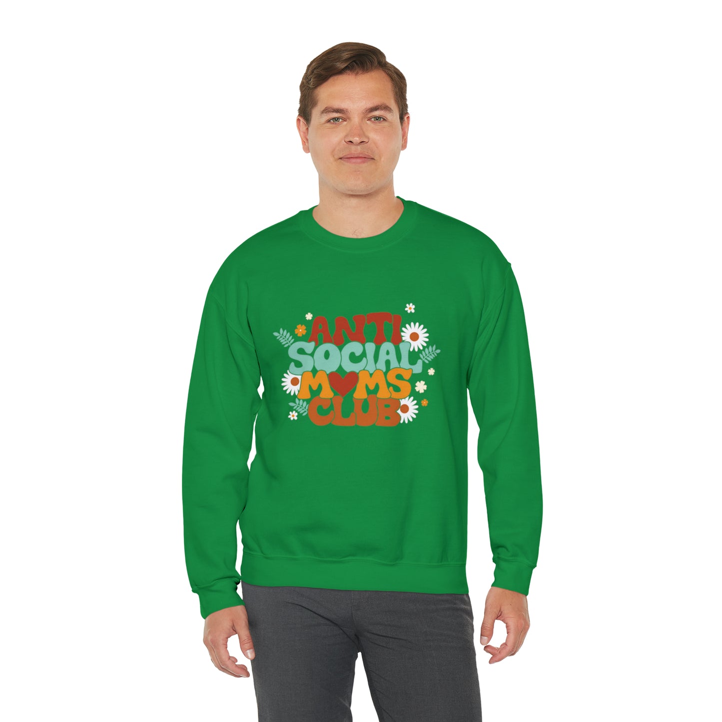 Anti social moms club sweatshirt, Mama Mother Mom sweatshirt, Gift for mom, Christmas gift for her,for him,Birthday gift for her