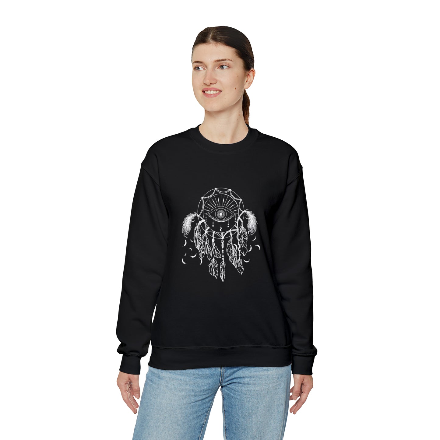 Dreamcatcher sweater third eye sweater birthday spiritual clothes yogawear birthday gift gift for her gift for him Christmas gift