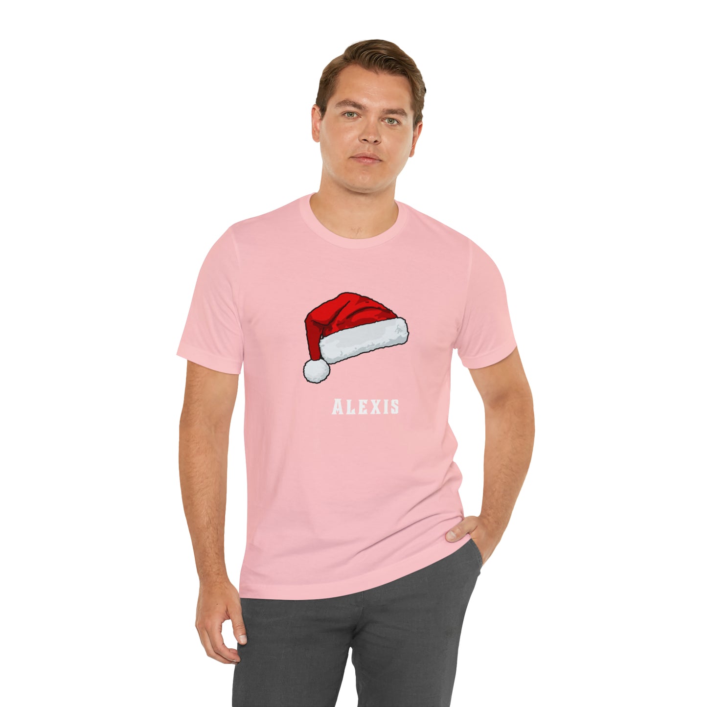 Matching Family Christmas Shirts, Santa claus Hat family tshirts Family Christmas Shirt, Matching Xmas Tees Custom Christmas T shirt photos