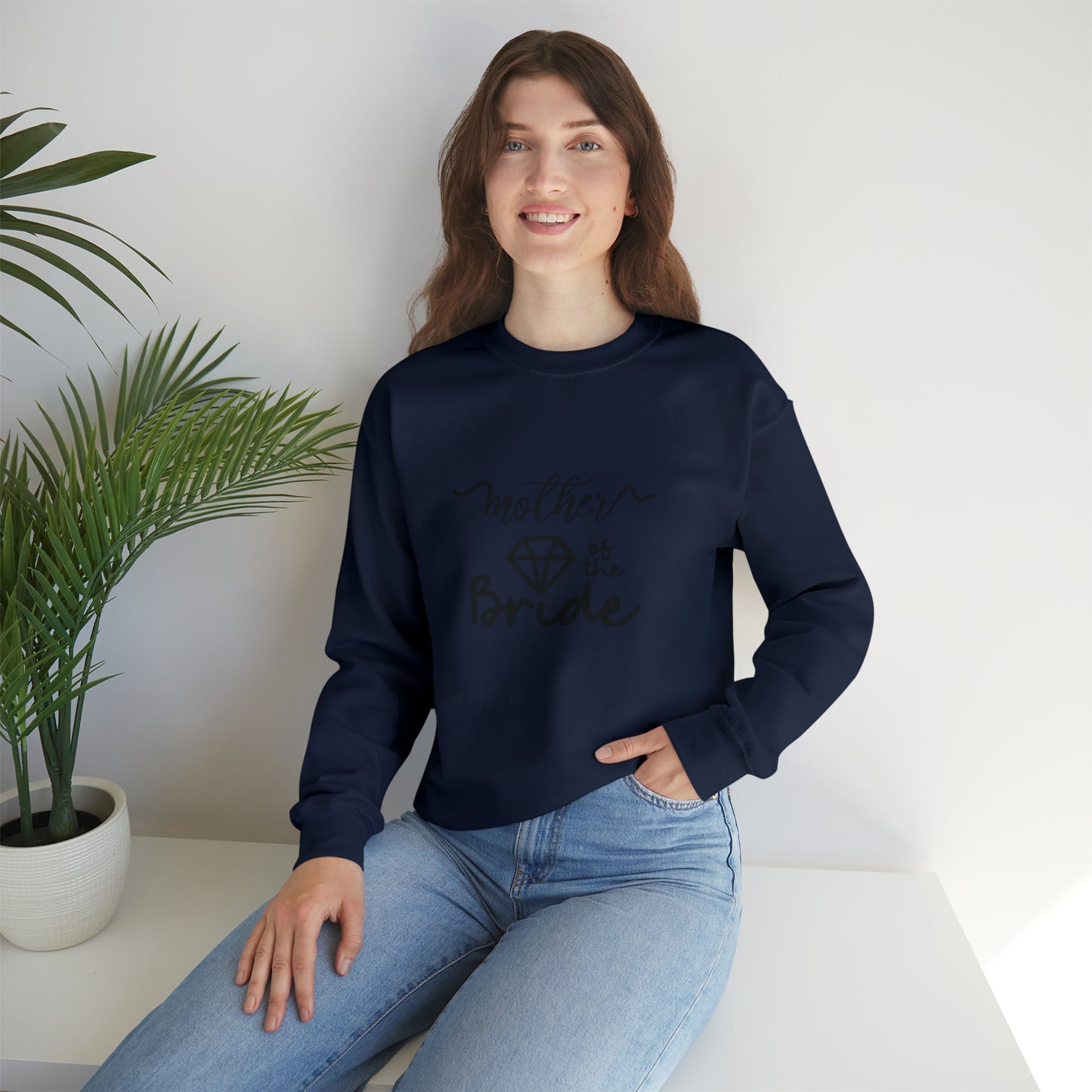 Mother of the bride sweatshirt, wedding attire, gift for Mom, bridal party clothes, yoga wear for her, for him,Birthday gift for her
