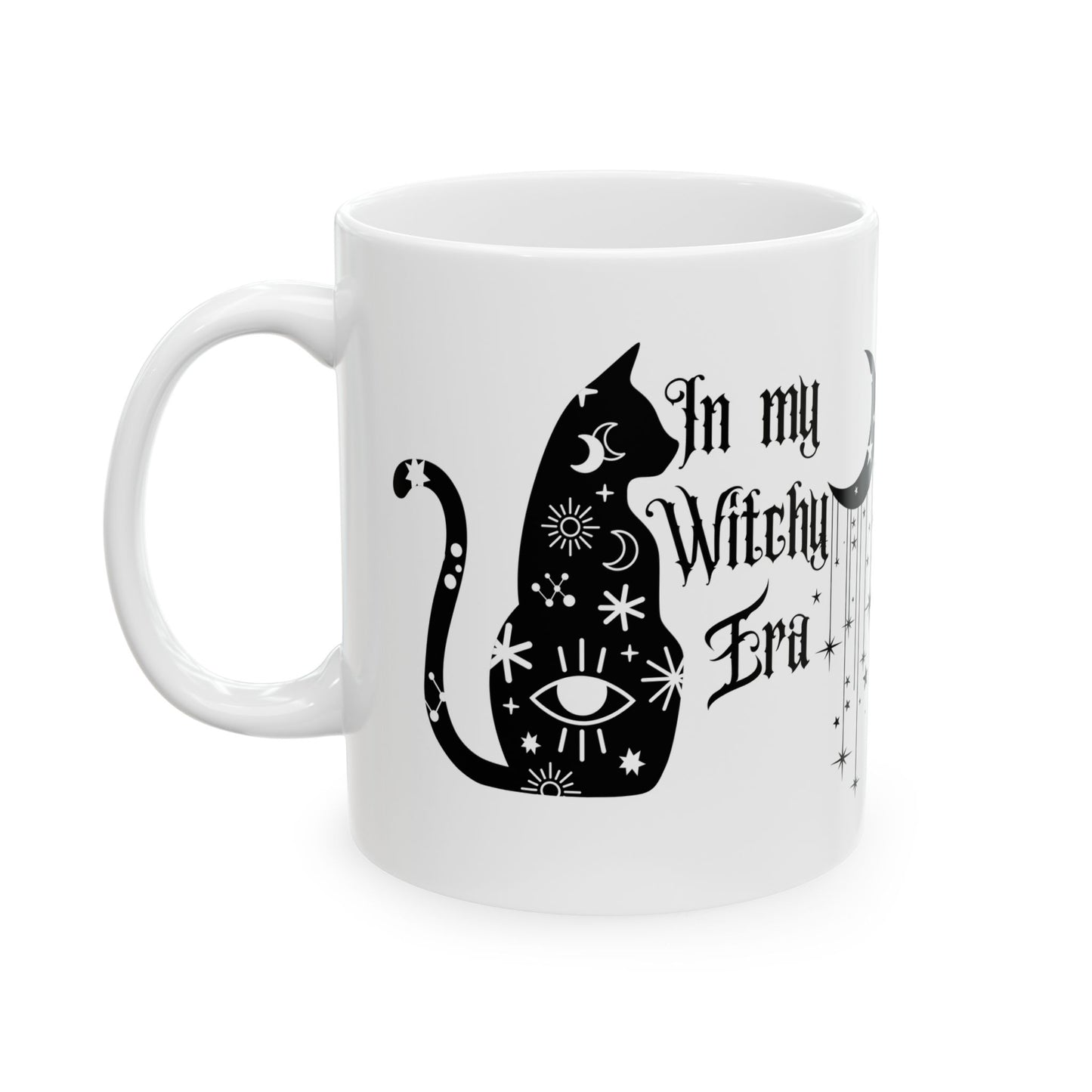 Witchy mug Halloween mug Witchy era mug Spooky mug black cat mug this and word fuck office funny gift best friend gift Christmas(11oz, 15oz)