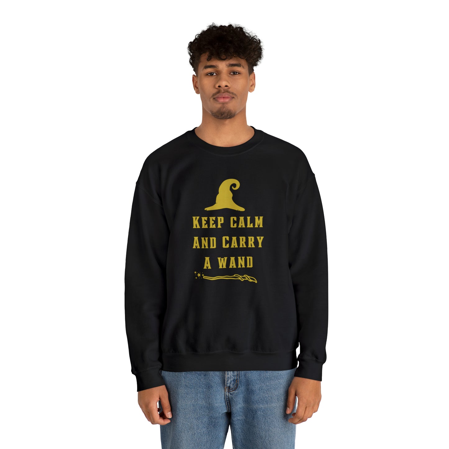 Mischief Manager Hogwarts sweater keep calm carry a wand sweatshirt Halloween sweater Universal Studios Christmas gift for her gift for him