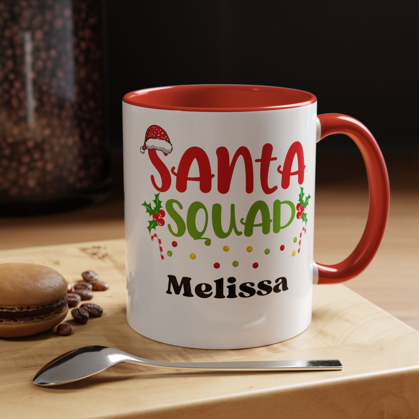 Personalized Christmas mug best friend mug Coffee Mug Custom name Gift Christmas Tea Cup hot cocoa Kitchen Decor Girl more girls Bestie gift