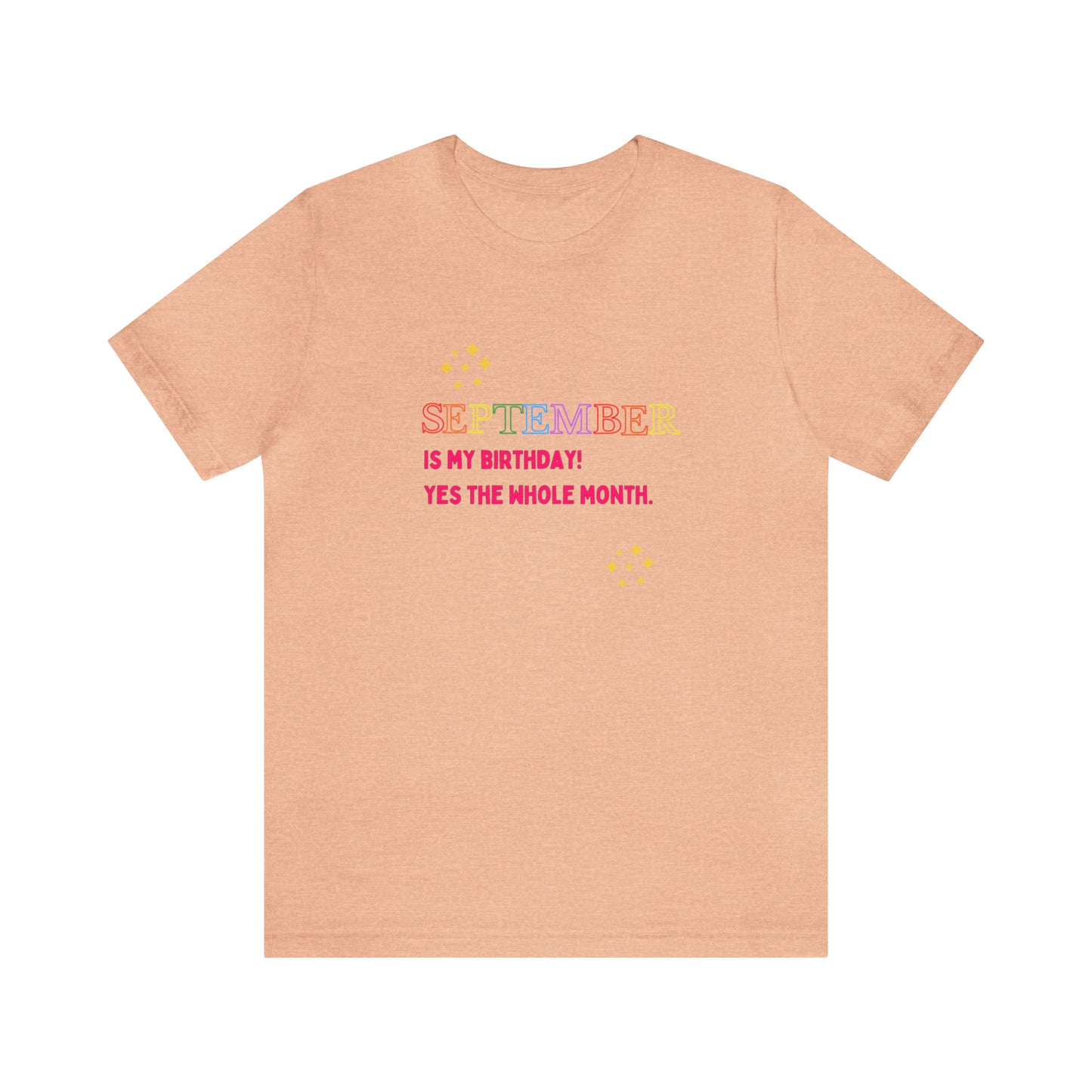 September is my birthday month funny T-shirt birthday gift Christmas gifts Sweatshirt Gift for him Gift