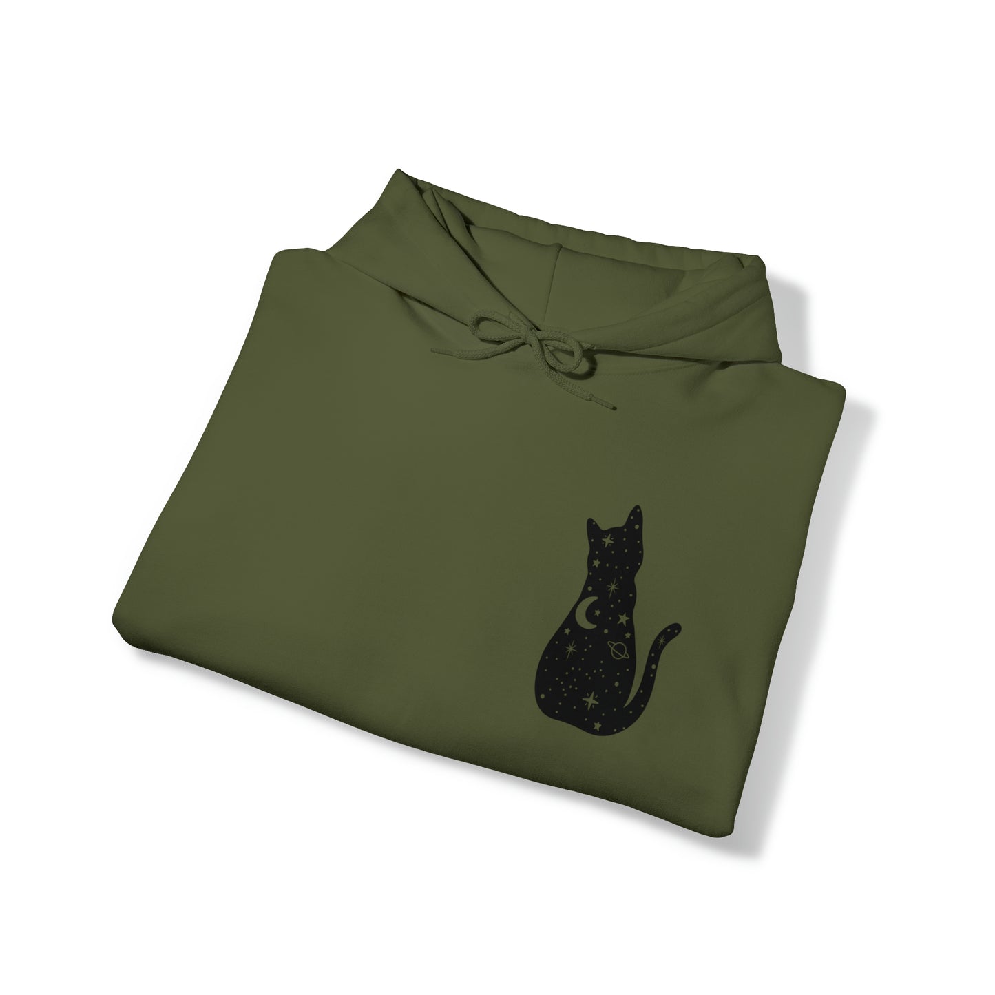 Halloween Sweatshirt Black Cat Shirt Halloween Sweater Halloween Cat Sweatshirt Gift for Cat Lover Gift Black Cat Gift for Cat Mom Gift Moon