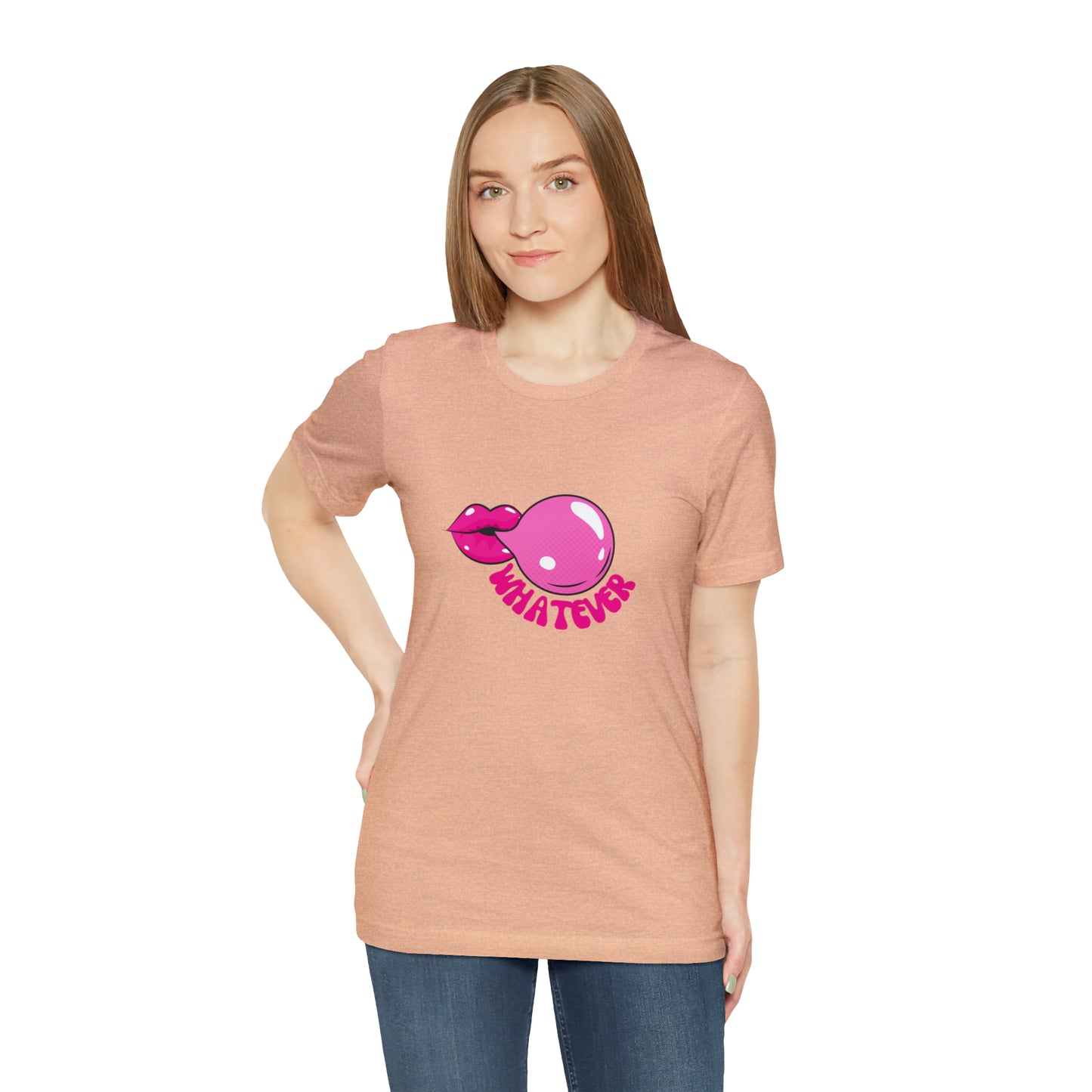 Whatever bubblegum T-Shirt Aesthetic Shirt Trendy Shirt Shirt With Words On Back Positive Gift for him Gift for her boho shirt hippie soul