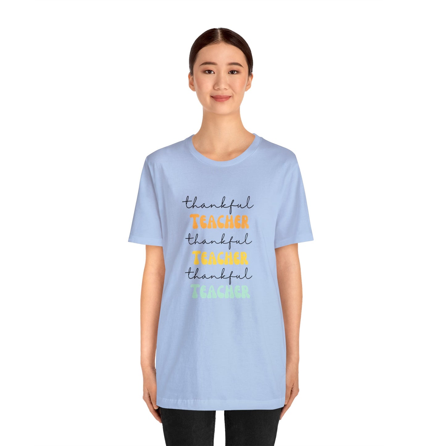 Thankful teacher shirt tiny humans teacher appreciation gift Thanksgiving shirt gift for her gift for him Unisex Tee Christmas gift