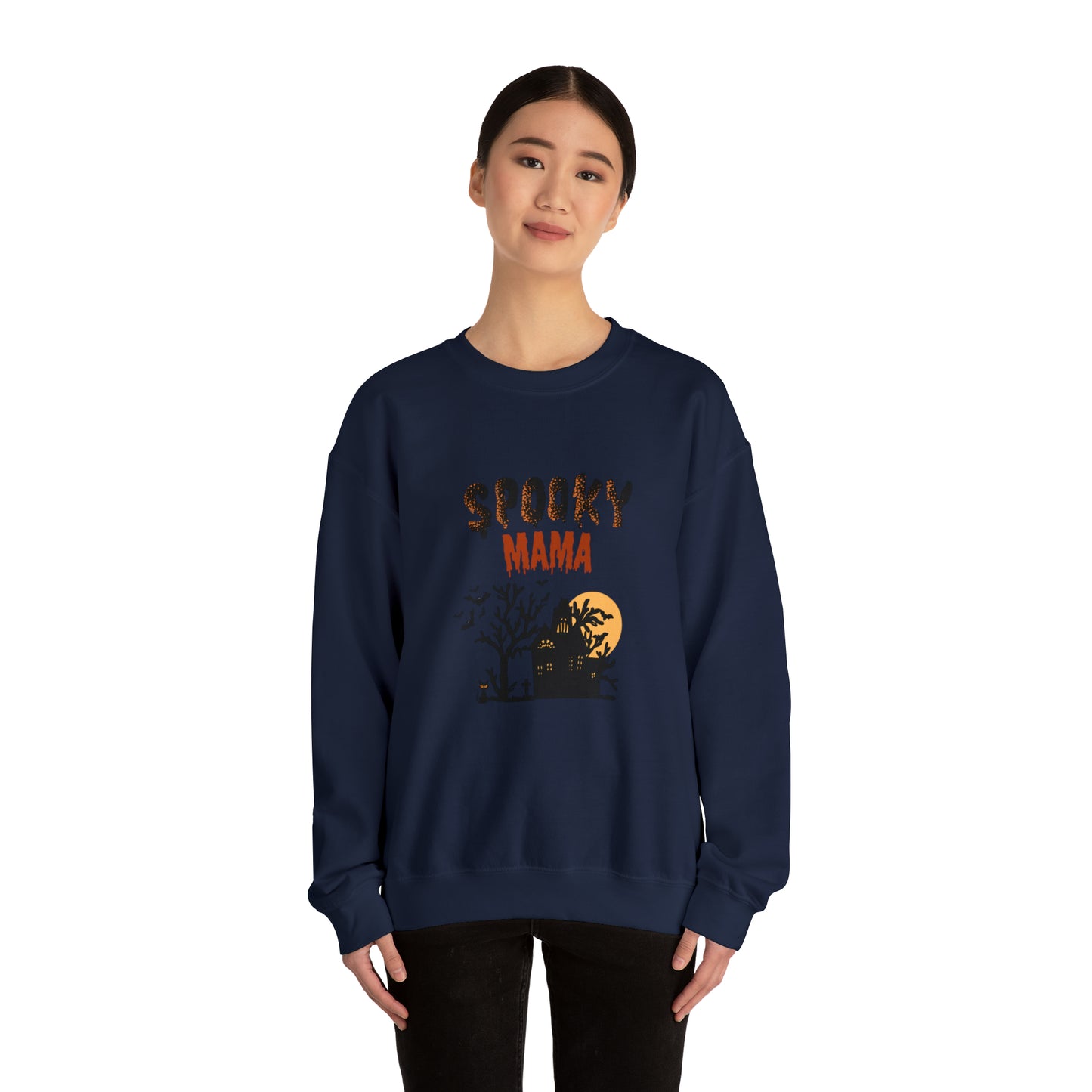 Spooky Mama Halloween Sweatshirt, Ghostface Shirt, Funny Halloween Horror Shirt,Halloween Women's Sweatshirt,Funny Halloween Tee,Unisex gift