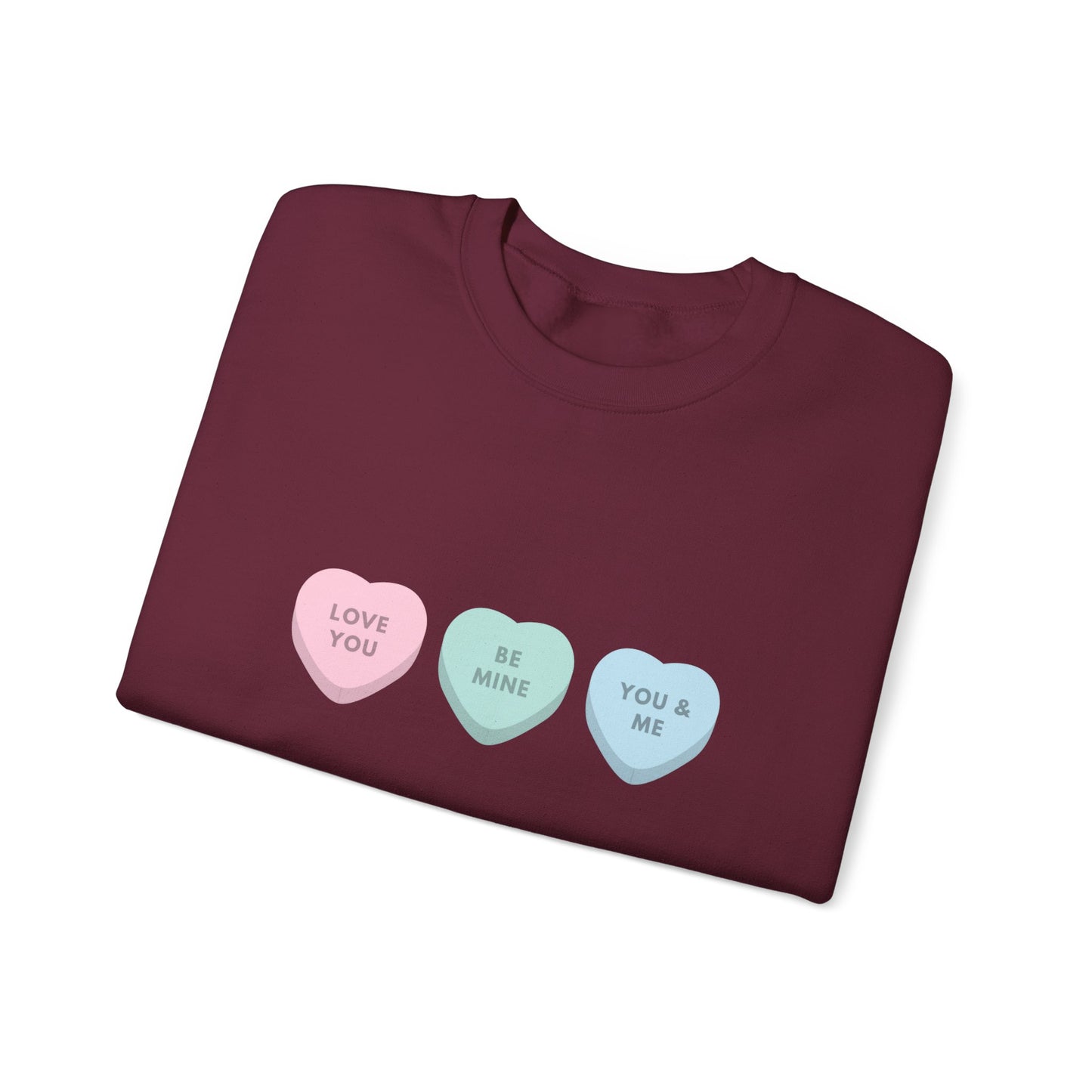 Valentines Day sweatshirt Gift for her gift for him valentines crew neck be mine candy sweater funny sweater Love shirt Valentine's shirt