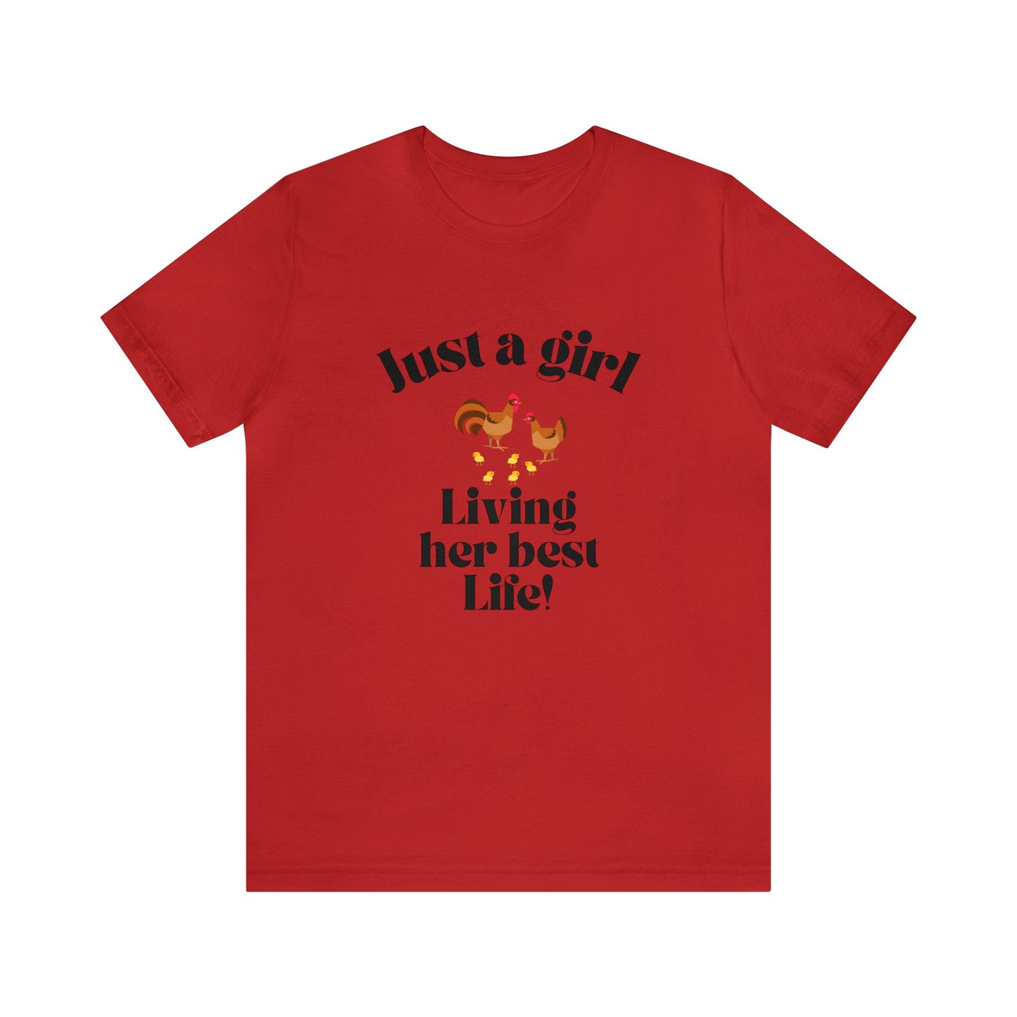 Just a girl who loves chickens shirt funny gift for her chicken shirt girlfriend shirt birthday Shirt Matching travel Tees farm life style