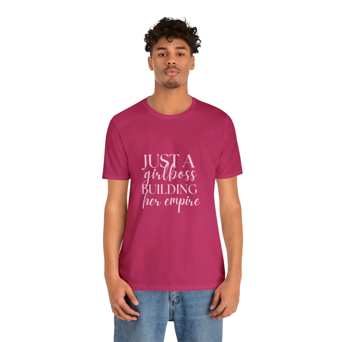 Girlboss shirt, Just a girlboss building her empire tee, Bossbabe sweater, entrepreneur Unisex shirt, vacation shirt, best friend