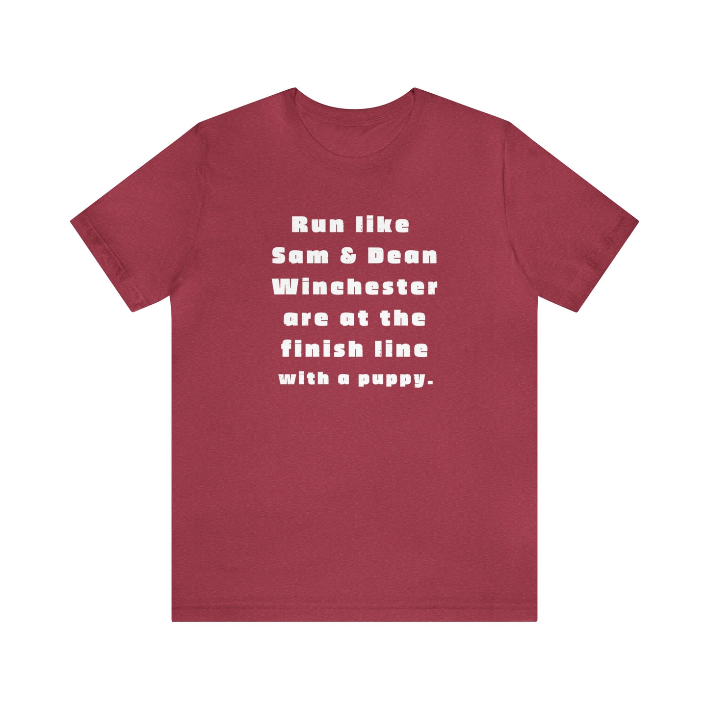 Winchester fans work out shirt Gym top sam and dean Tshirt Gift for her Gift for him Funny gift for her gift for him yoga Women's Tee