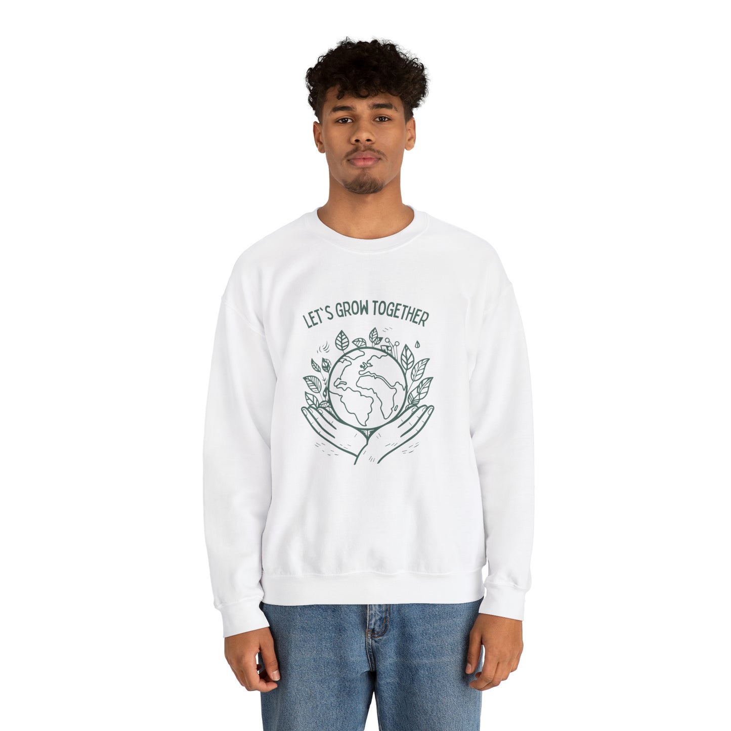 Let's grow together sweater plant lover sweater save the planet sweashirt birthday gift Christmas gifts Sweatshirt Gift for him Gift for her