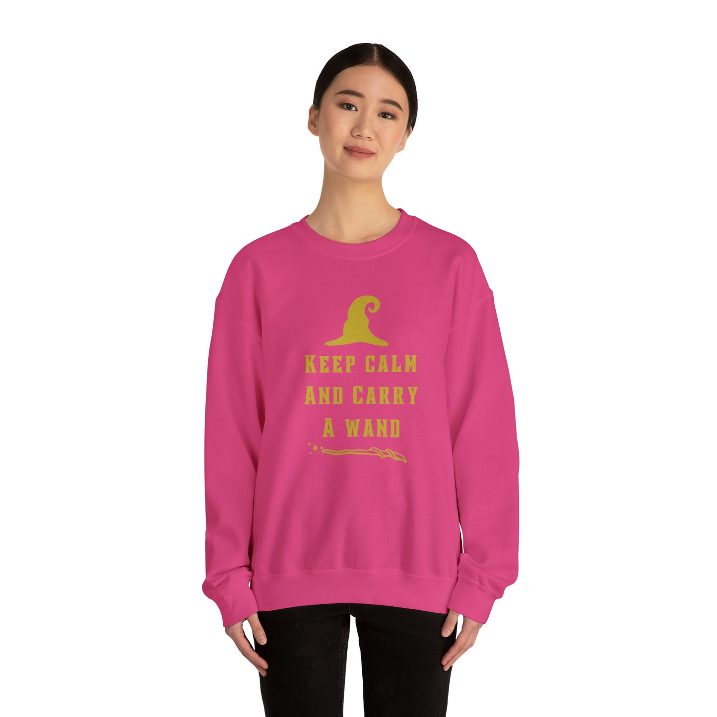 Mischief Manager Hogwarts sweater keep calm carry a wand sweatshirt Halloween sweater Universal Studios Christmas gift for her gift for him
