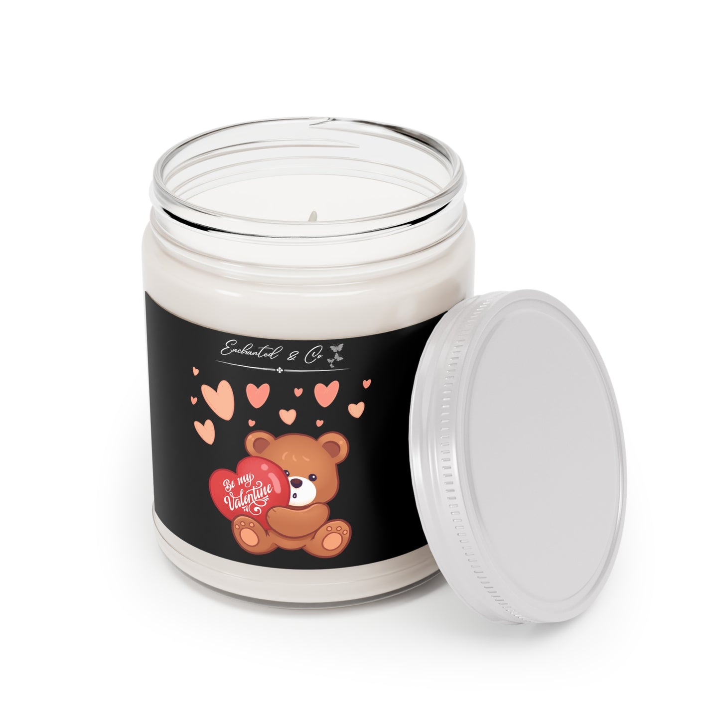 Be my valentine Candle Vday gift Bestie gift best friend gift black and gold Vanilla candle birthday Christmas gift for her Candle