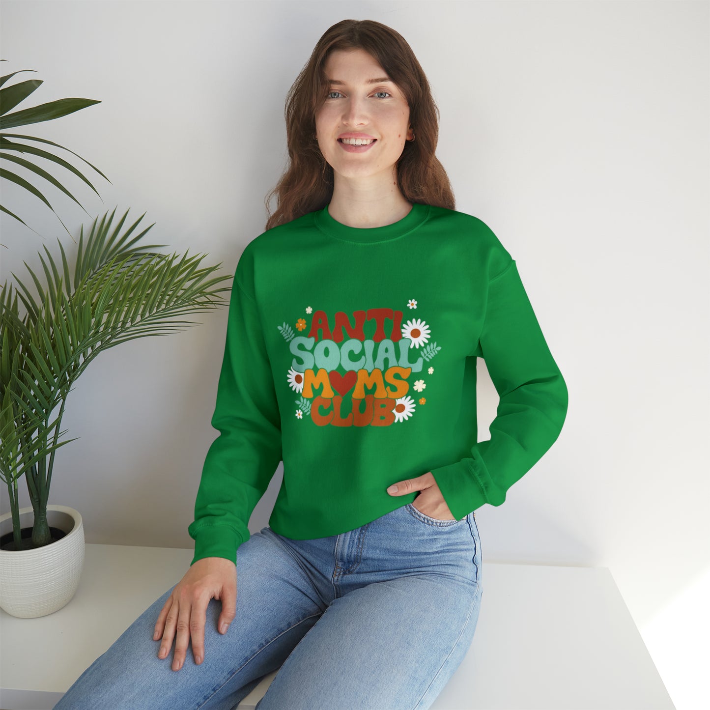 Anti social moms club sweatshirt, Mama Mother Mom sweatshirt, Gift for mom, Christmas gift for her,for him,Birthday gift for her