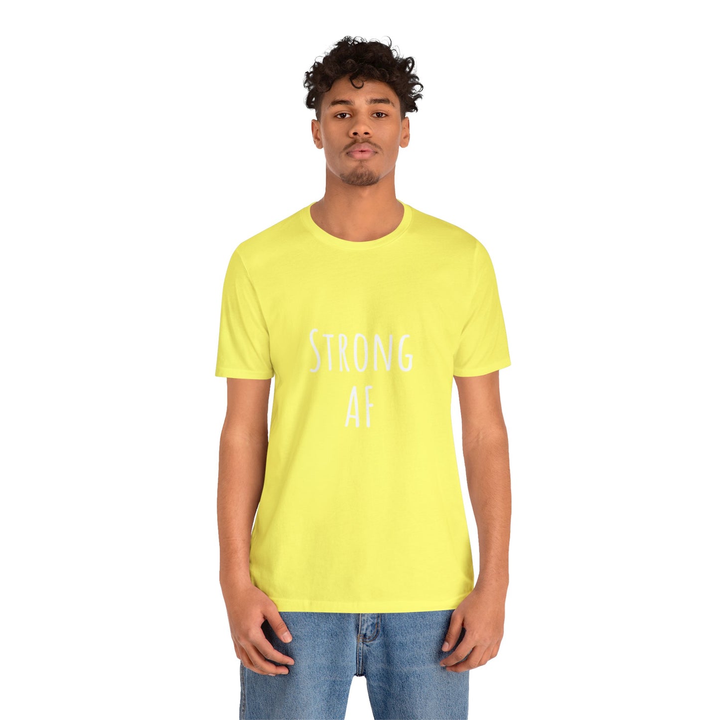 Strong AF shirt Motivational shirt Unisex Tee choose happy Retro Shirt Retro Feeling Good T-Shirt best friend vacation shirt beach