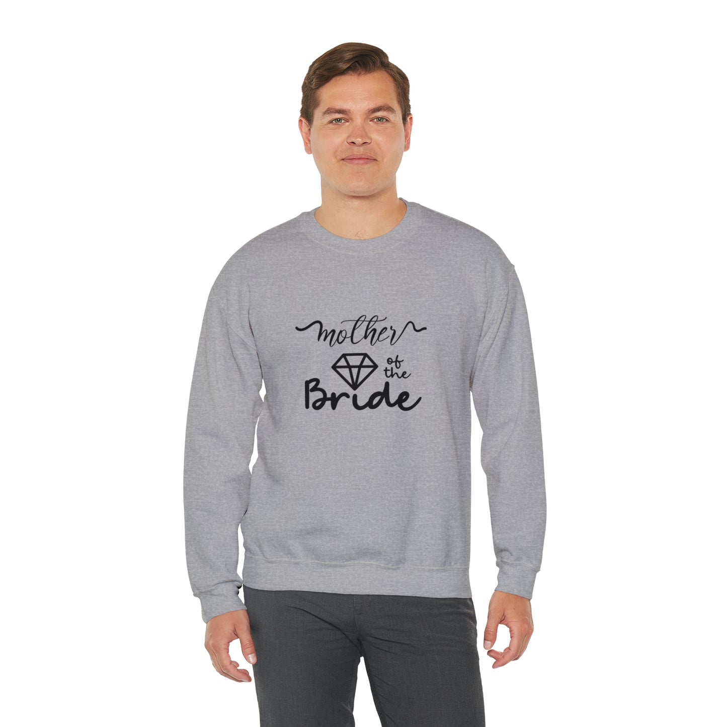 Mother of the bride sweatshirt, wedding attire, gift for Mom, bridal party clothes, yoga wear for her, for him,Birthday gift for her