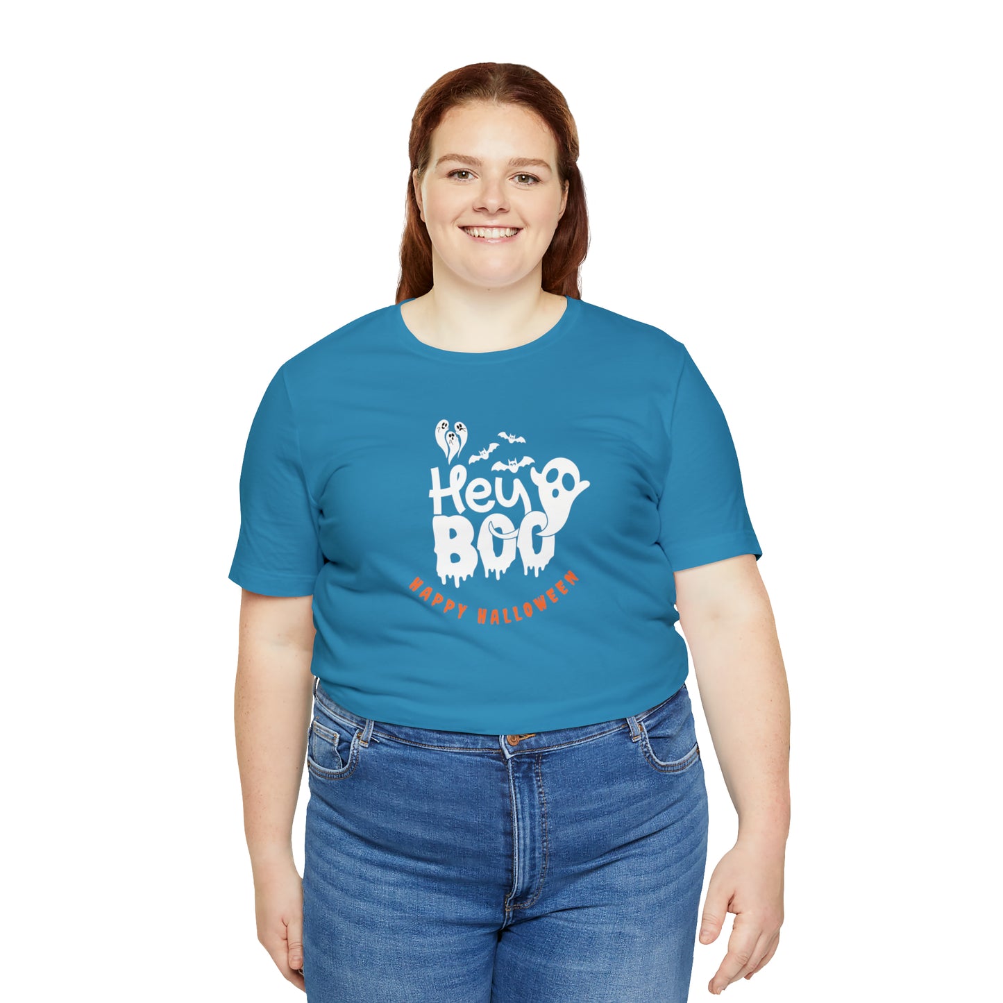 Happy Halloween shirt,Hey boo ghost Halloween tshirt, Halloween Sweatshirt,Spooky Season T Shirt,Retro Halloween Sweater,Christmas gift,