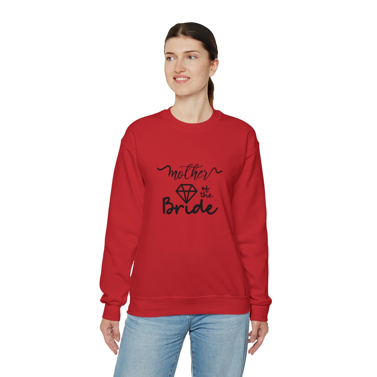 Mother of the bride sweatshirt, wedding attire, gift for Mom, bridal party clothes, yoga wear for her, for him,Birthday gift for her
