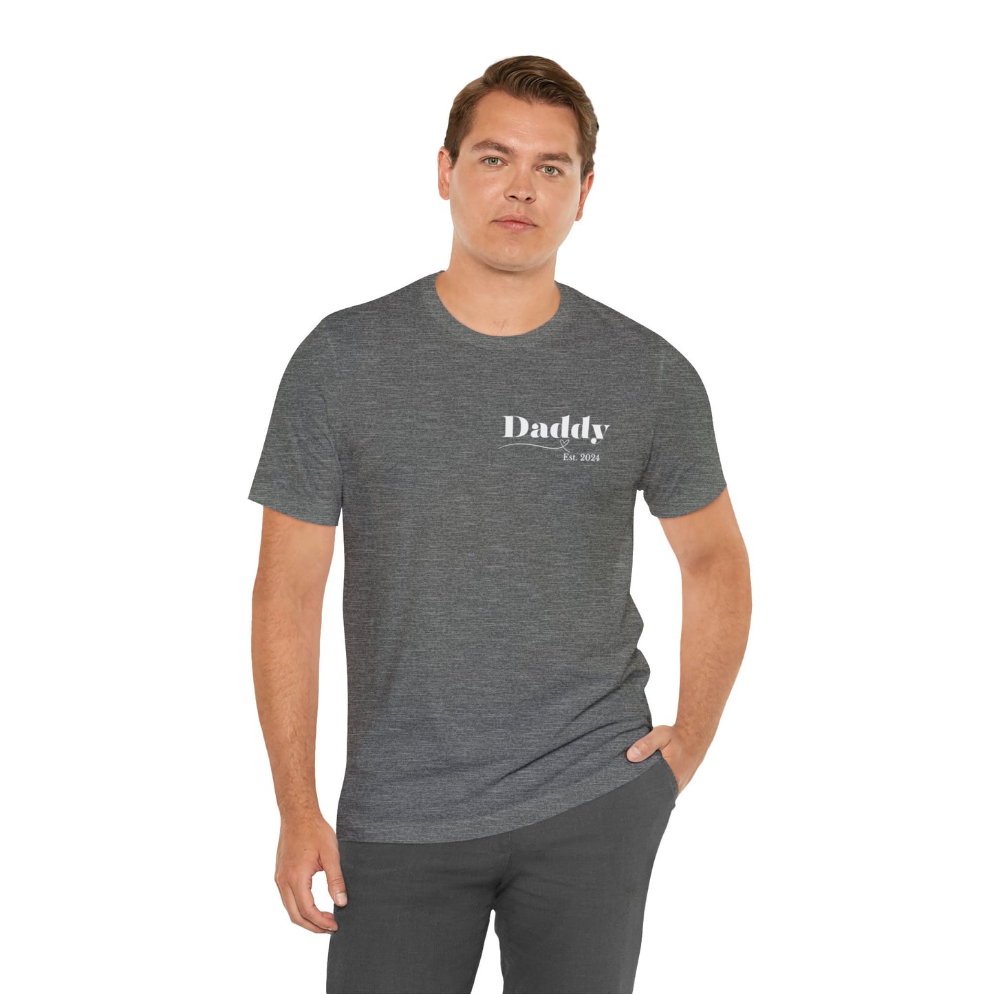 Daddy shirt pregnancy reveal shirt New dad gift dad shirt new mom shirt Christmas gift for her gift for him bridal shower gift
