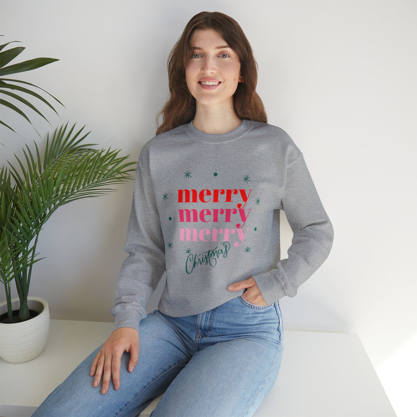 Festive AF sweater purple Merry Merry Christmas Sweatshirt for Women Christmas Shirt Sweater Holiday Christmas gift for her gift for him